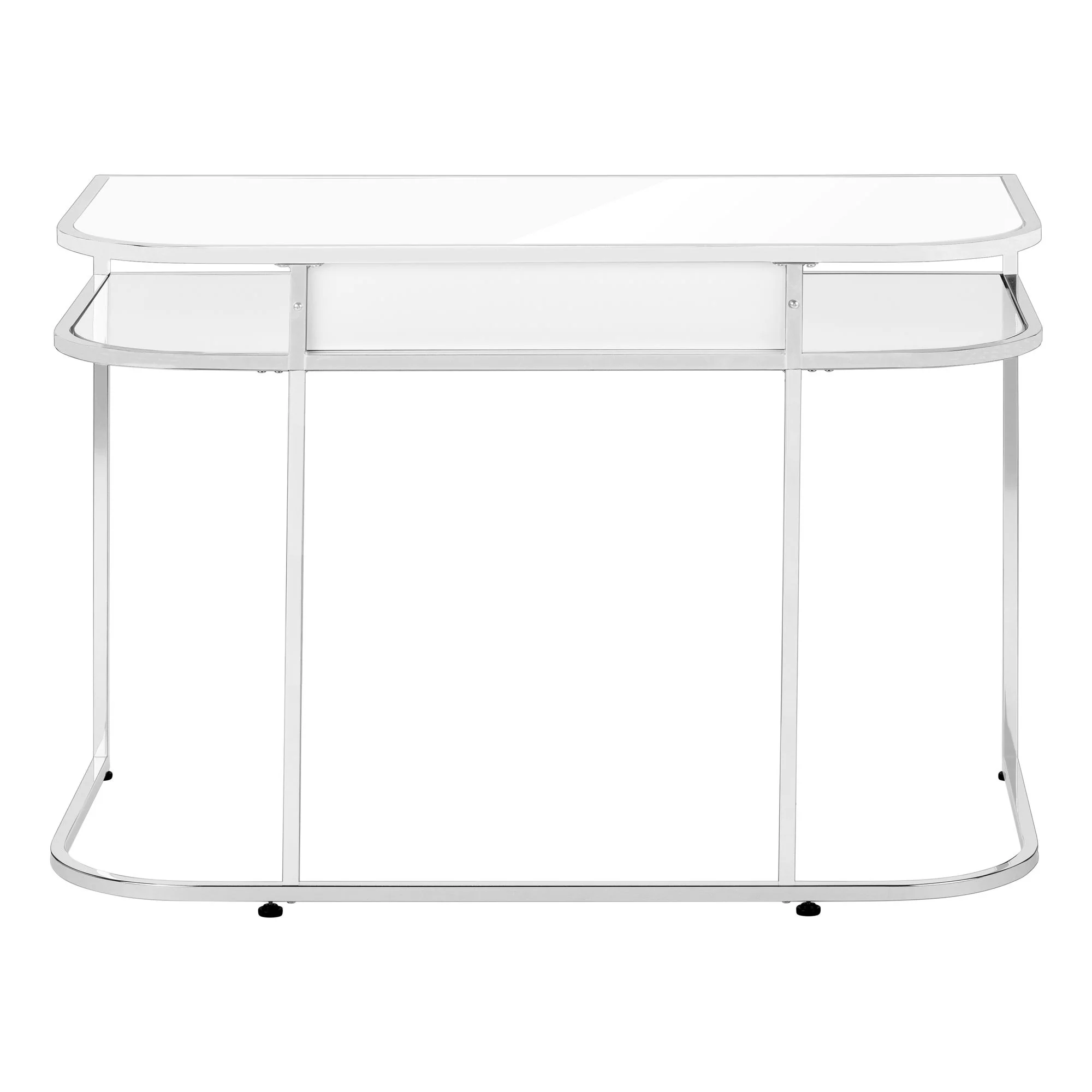 Computer Desk For Home Office, Laptop, Storage Drawers, Contemporary And Modern - White - Image 7