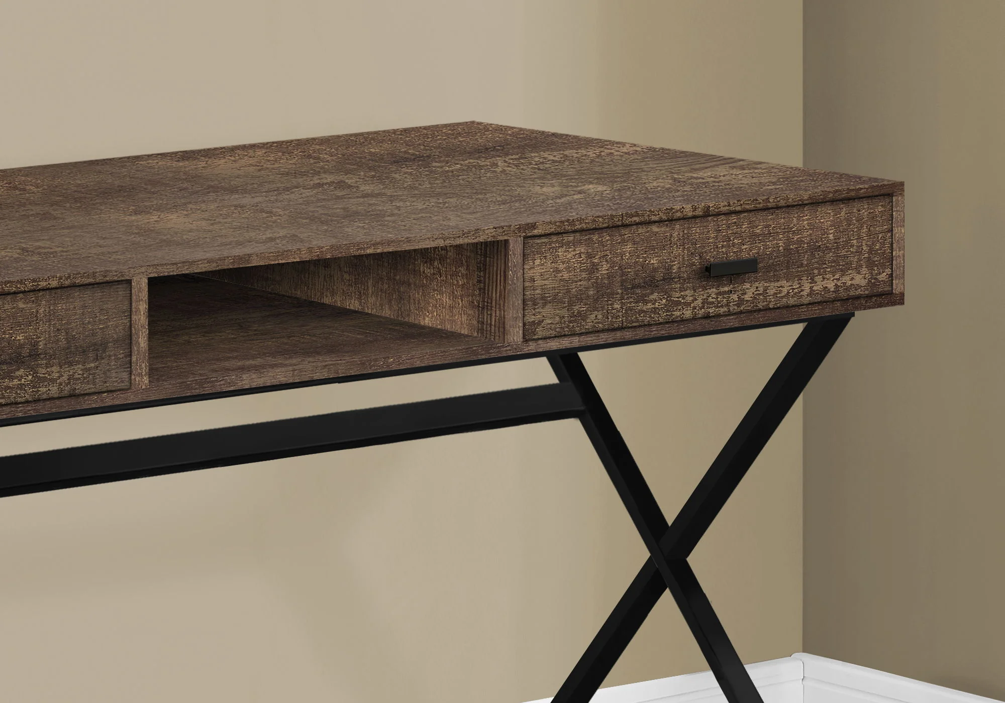 Computer Desk For Home Office, Laptop, Storage Drawers, Glossy Contemporary & Modern - Image 22