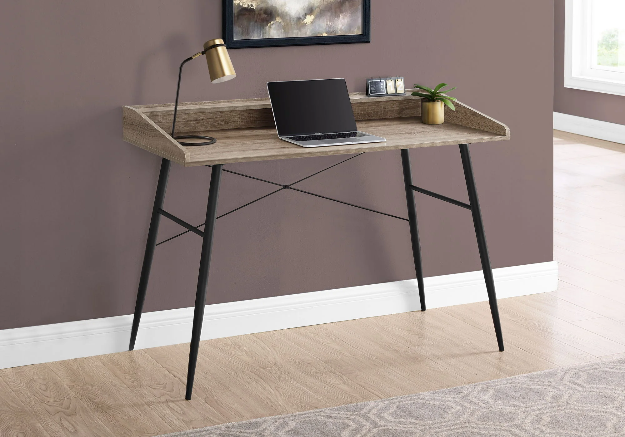 Computer Desk For Home Office, Sturdy Construction, Storage Shelves - Image 45