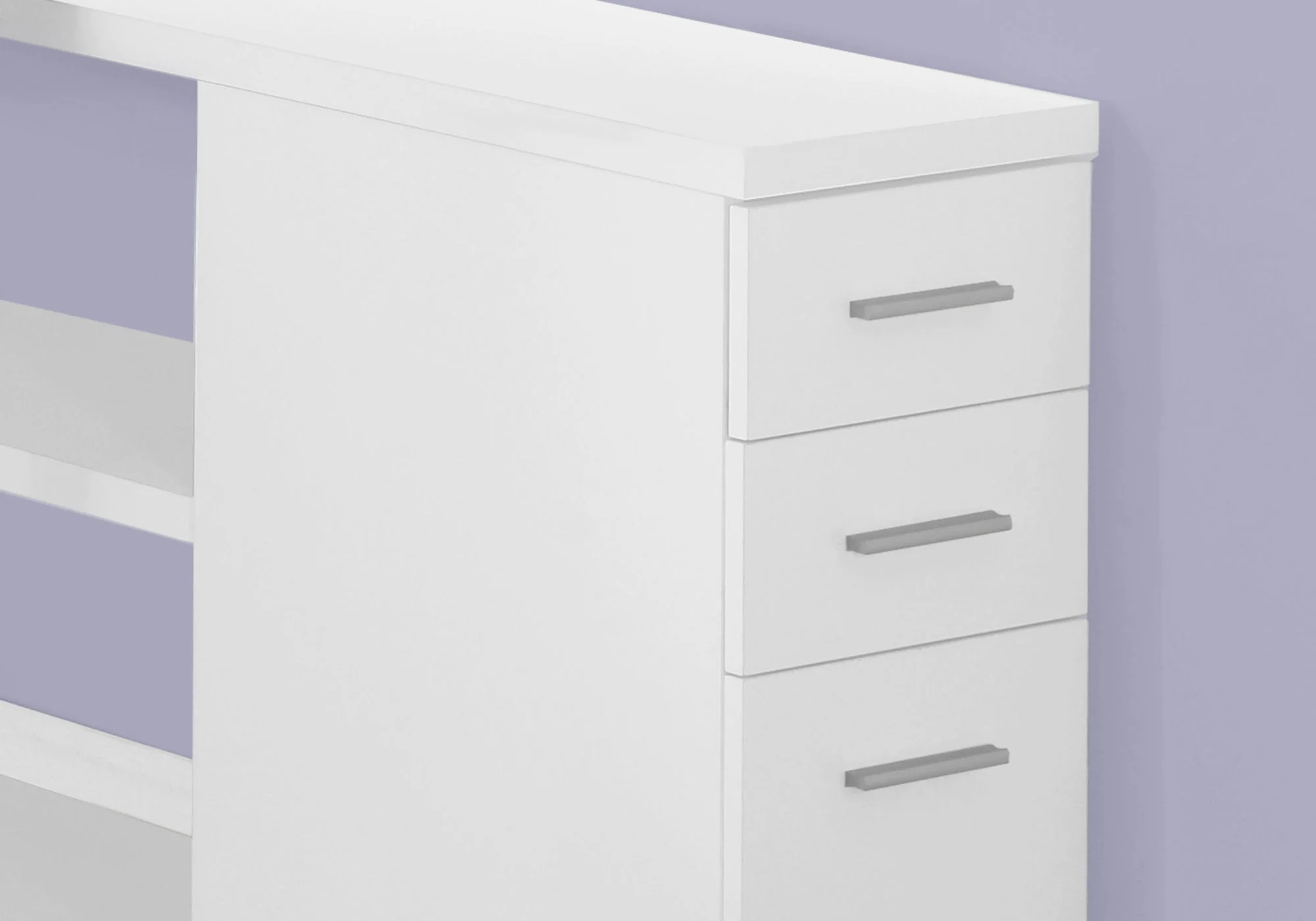 Computer Desk, Home Office, Corner, Left, Right Set - Up, Storage Drawers, L Shape, Laptop, And Contemporary & Modern - Image 17