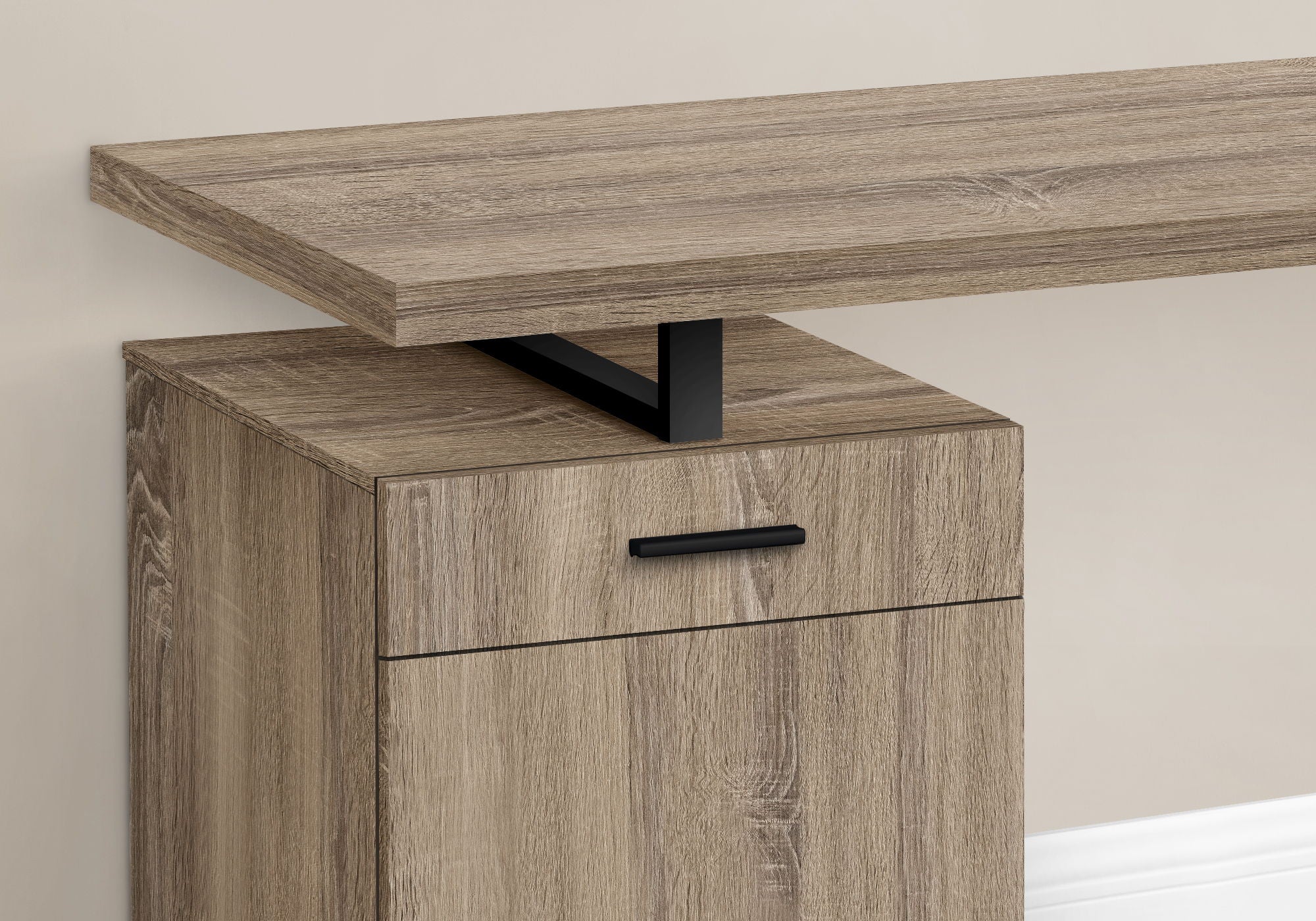 Computer Desk, Home Office, Laptop, Left, Right Set-Up, Storage Drawers, Work, Contemporary, Modern - Image 8