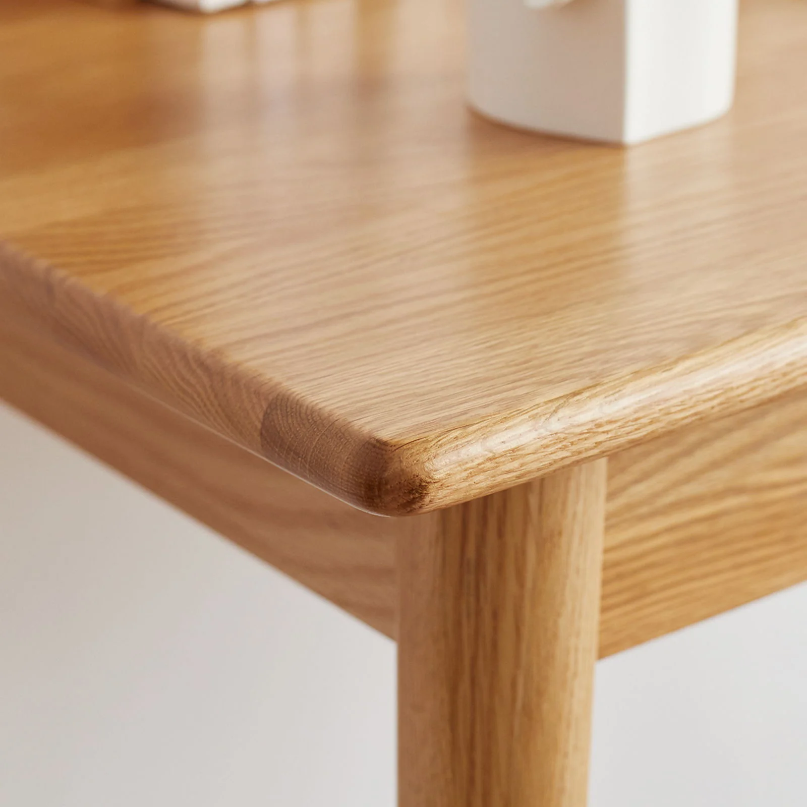 Computer Desk, Study Desk With Drawer Simple Work From Home - Oak Natural - Image 8