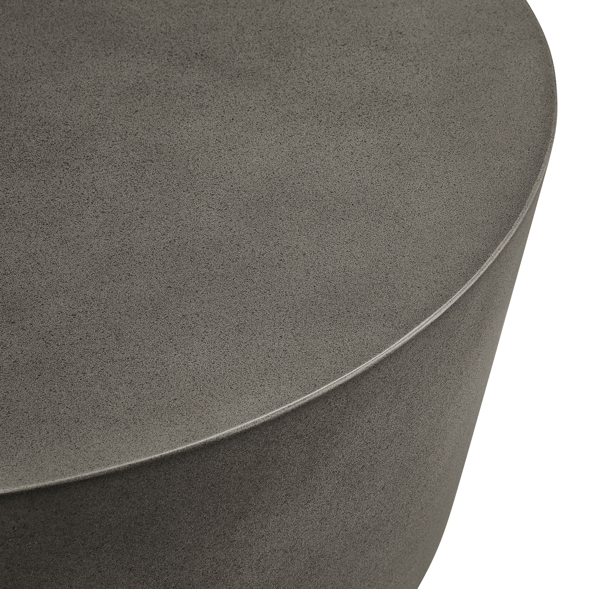Concrete Indoor Outdoor Round Coffee Table — Modern Minimalist Design for Living Areas - Image 9