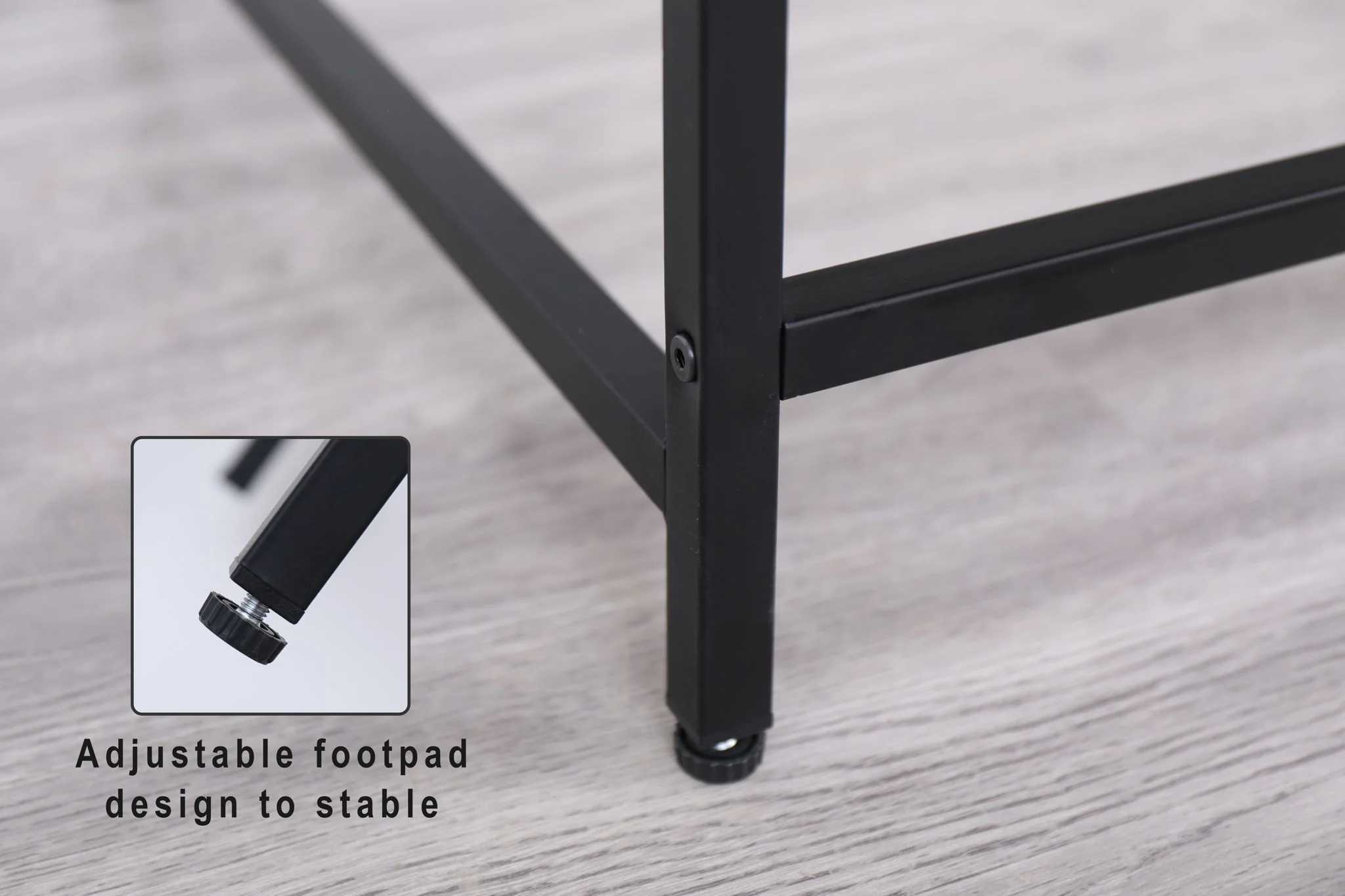 Console Table Narrow Modern Entryway Table Small Behind Couch Table Skinny Sofa Table Hallway Table For Living Room - Black - Image 3