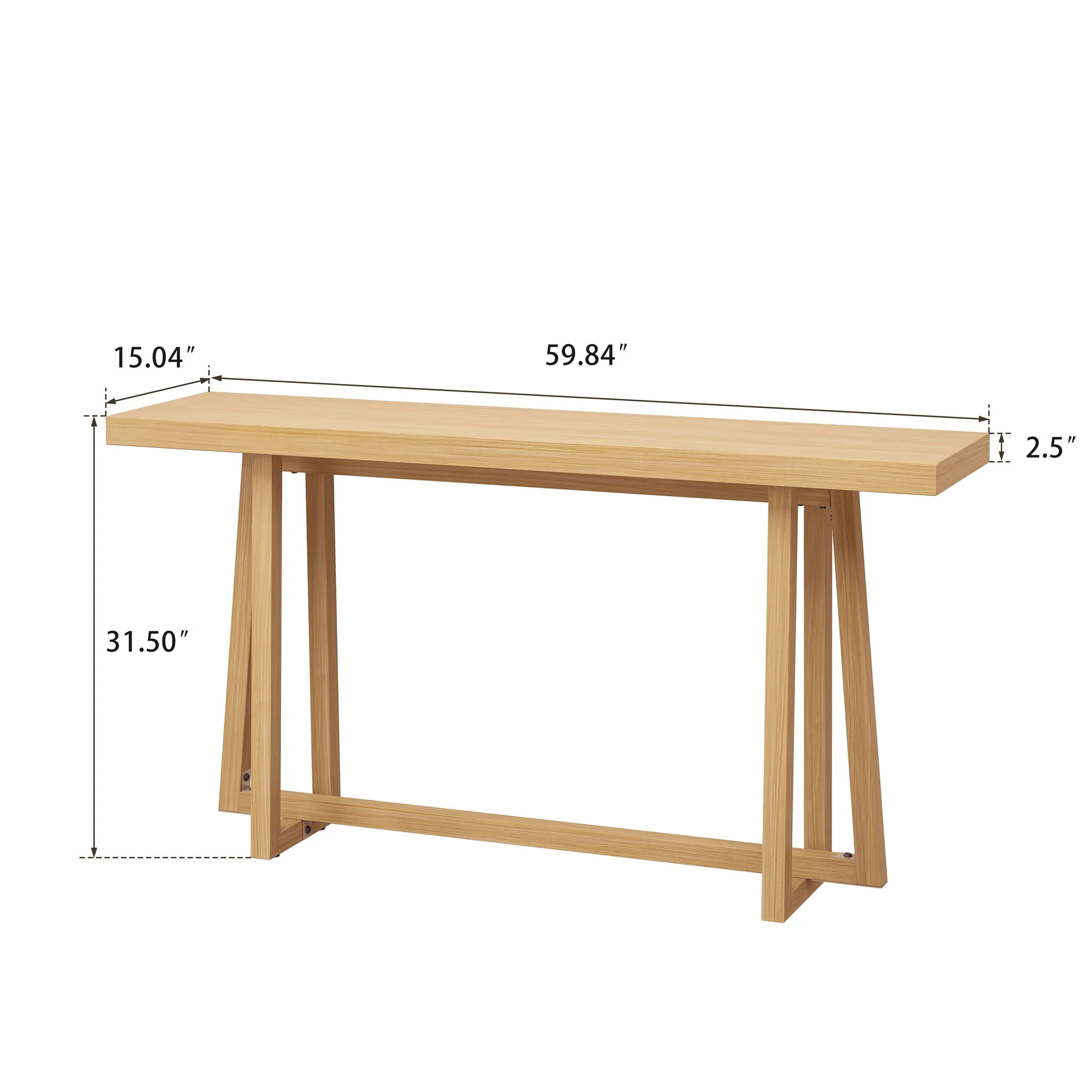 Console Table, Stylish Rectangular Entryway Table - Image 2