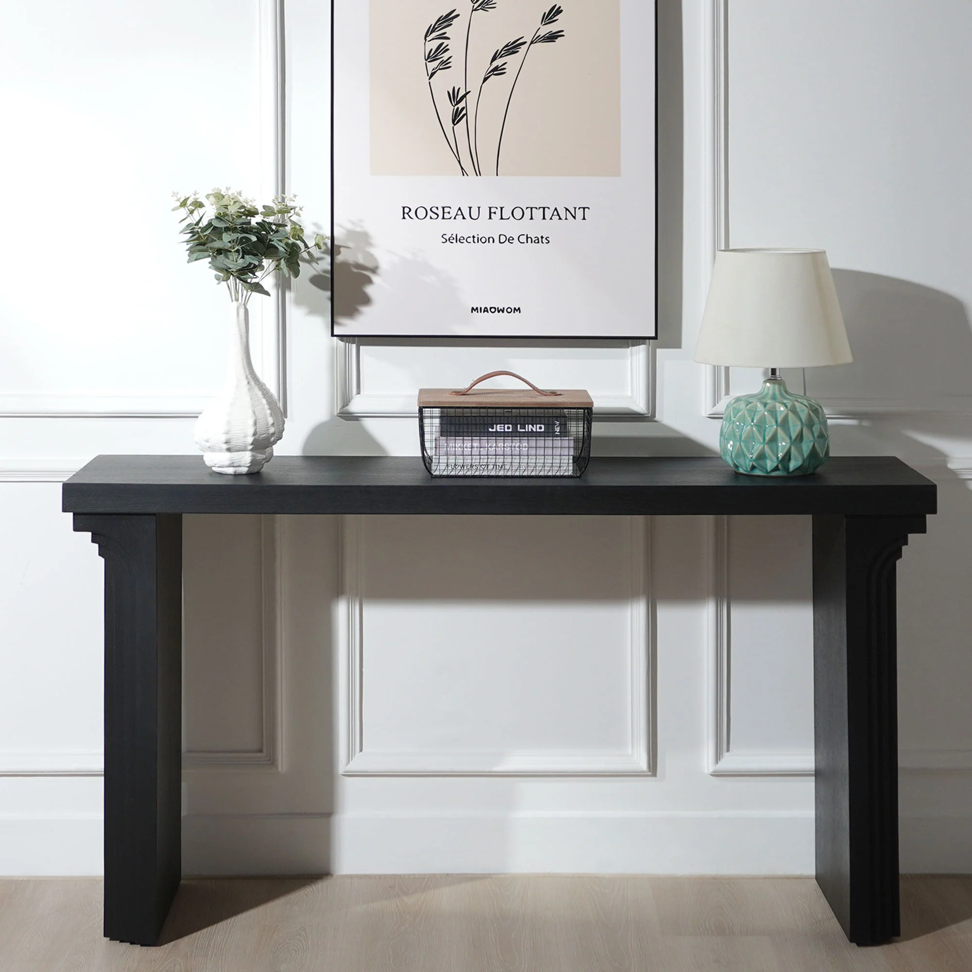 Console Table With Decorative Molding - Image 5