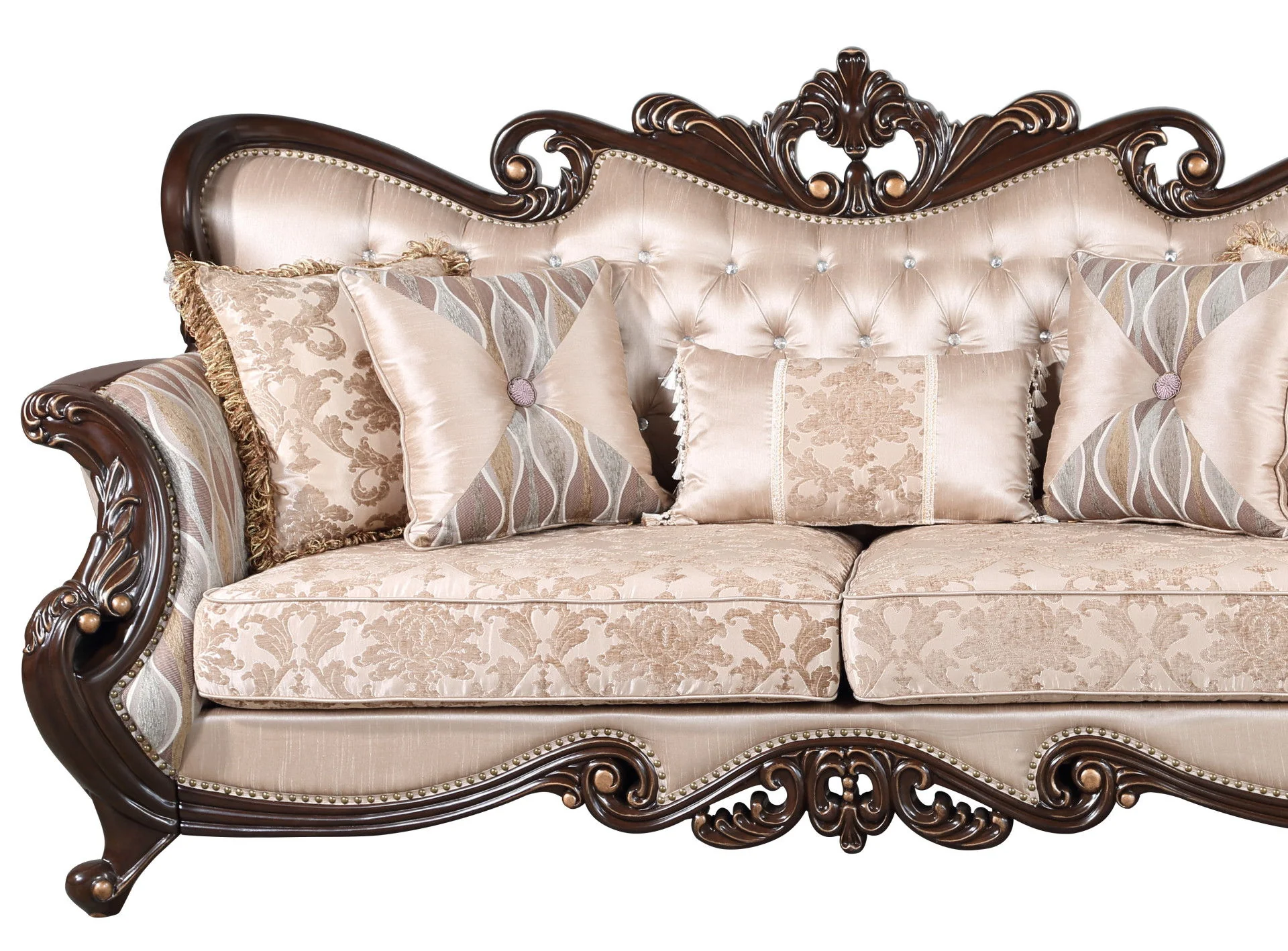 Constantine - Sofa (KD) - Red / Cherry - Image 4
