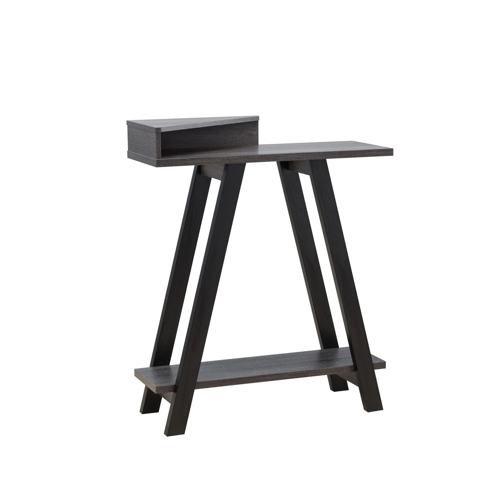 Contemporary Console Table With Two Shelves - Image 8