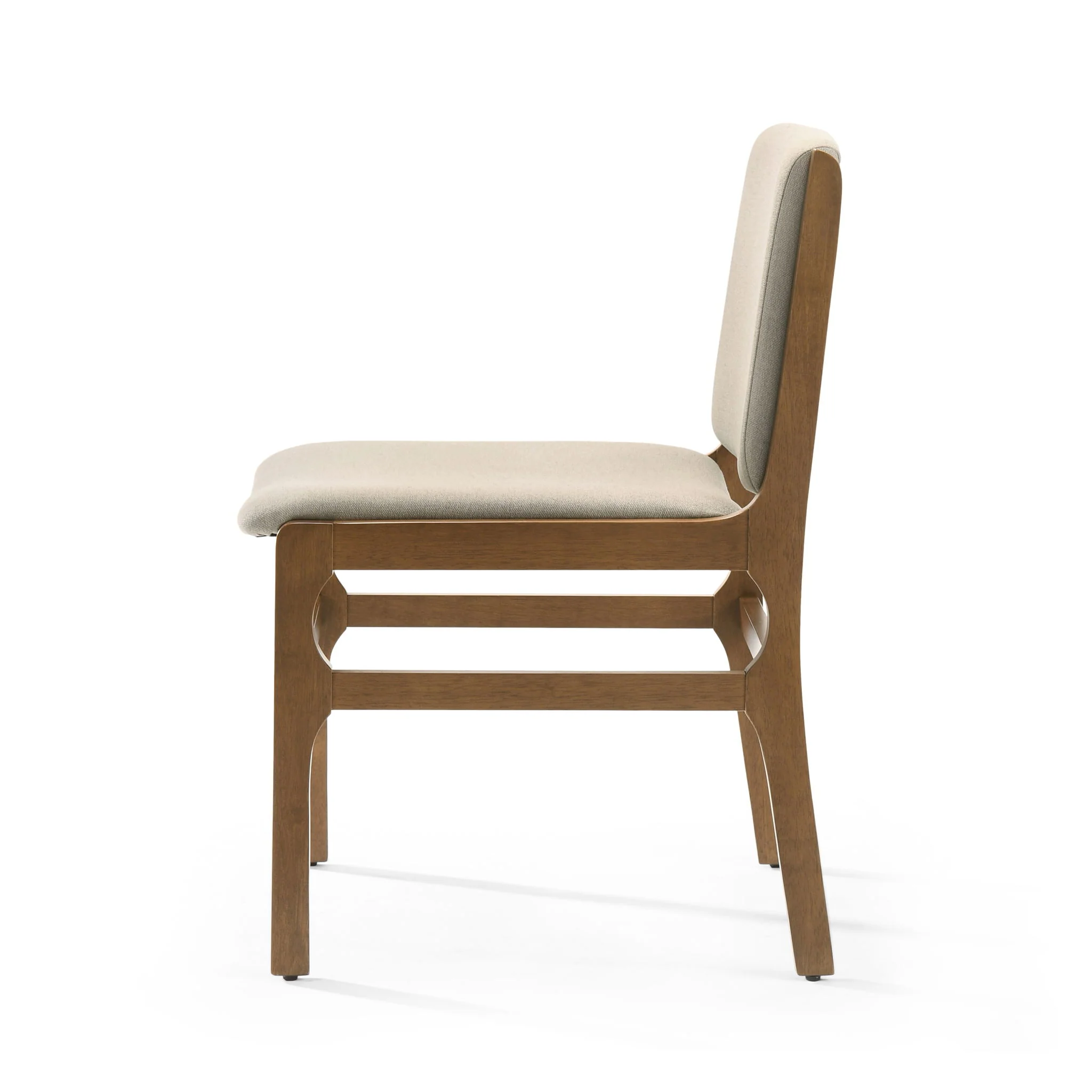 Contemporary Dining Chair Set Upholstered Fabric With Rubberwood Frame - Image 5