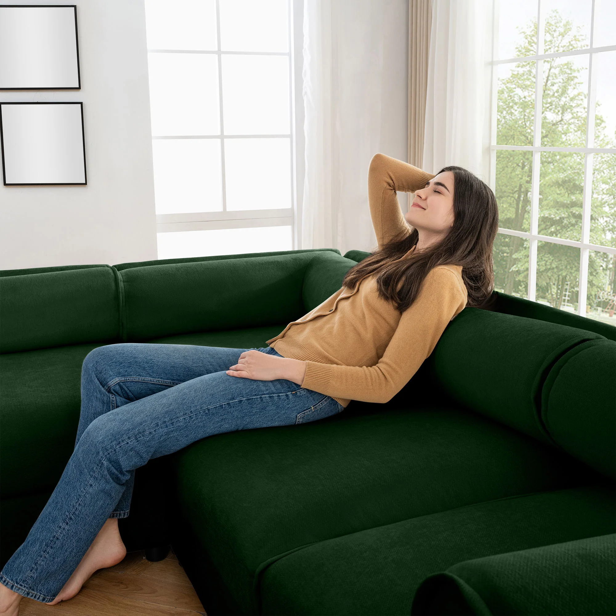 Contemporary Elegant Sofa With Storage And Ottoman - Image 87