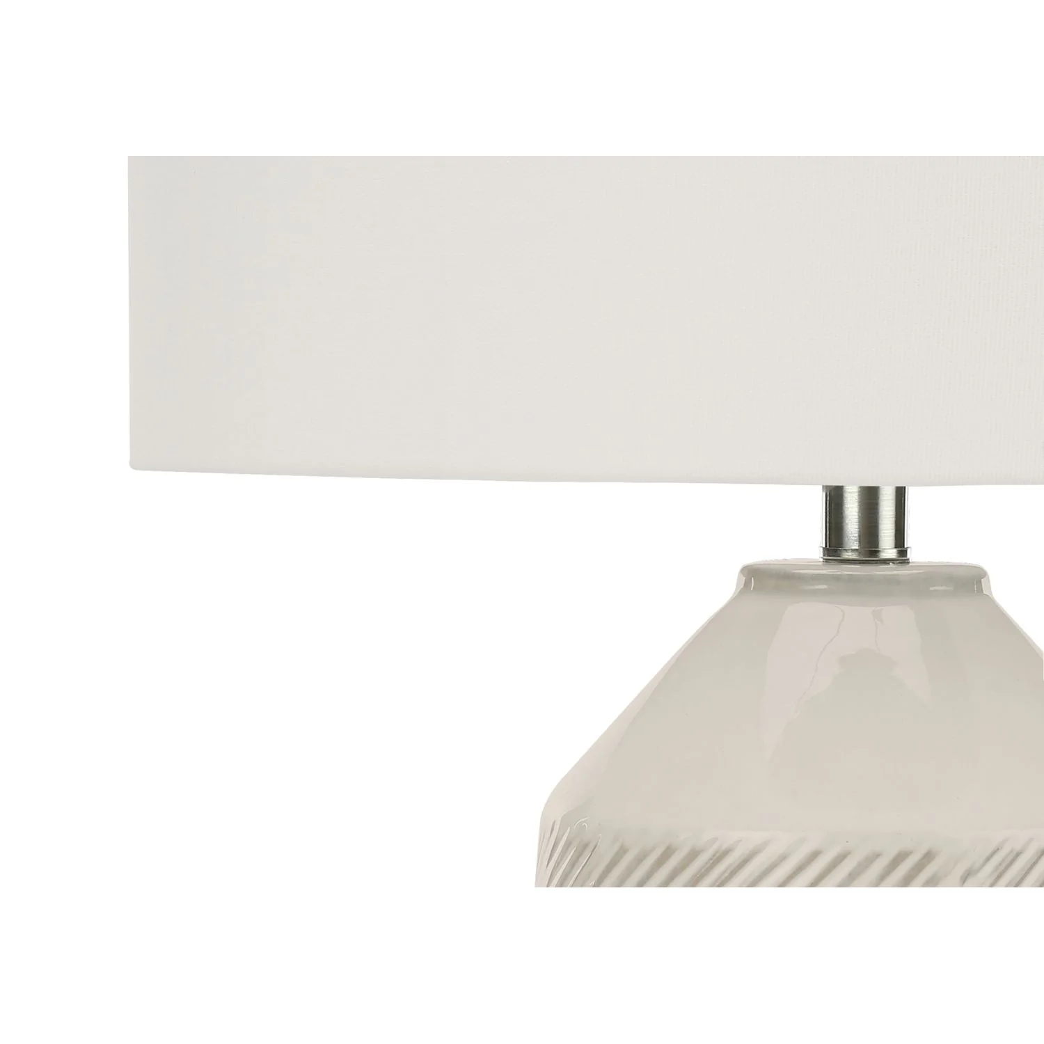 Contemporary Lighting, Table Lamp, Ceramic - Cream - Image 2
