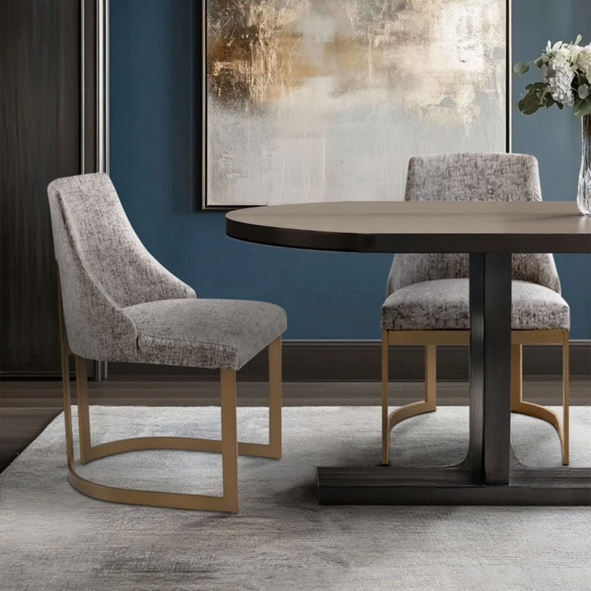 Contemporary Modern Accent Dining Chairs (Set of 2) - Image 6