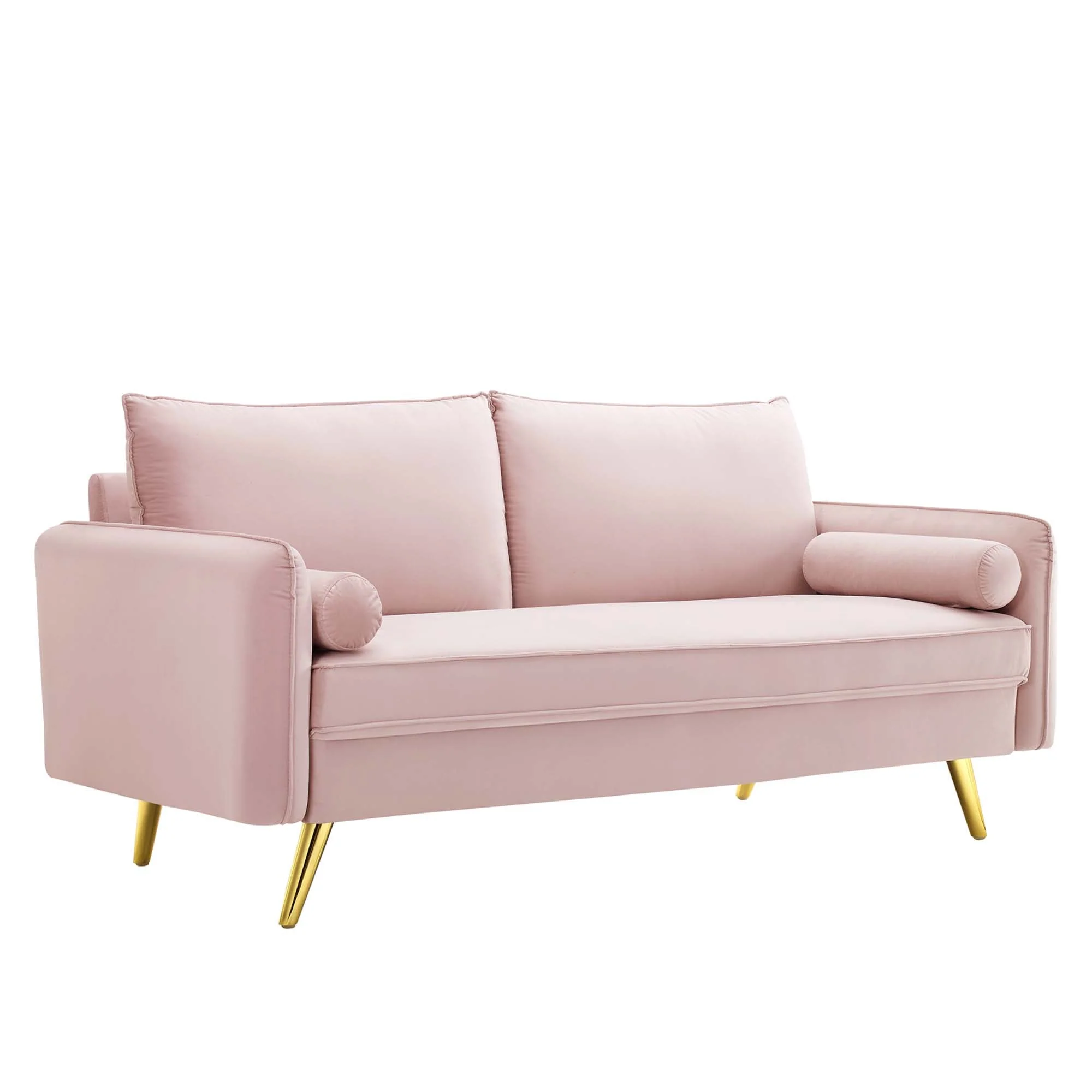 Contemporary Modern Performance Velvet Sofa - Image 32