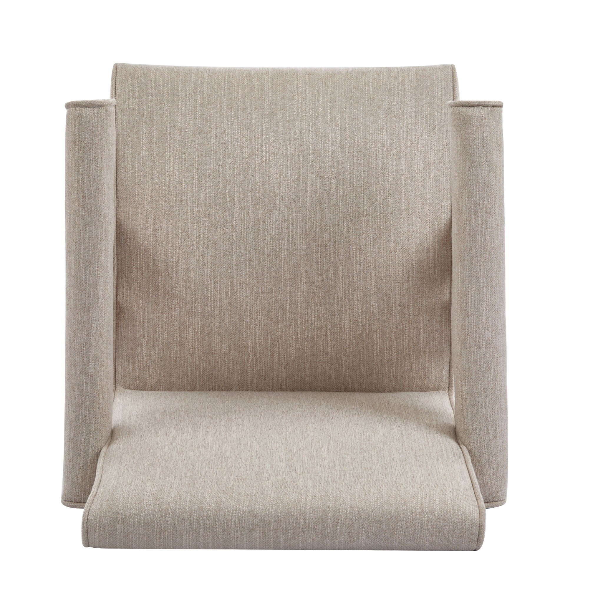 Contemporary Poppy Fabric Dining Armchair With Rubberwood Legs - Image 5