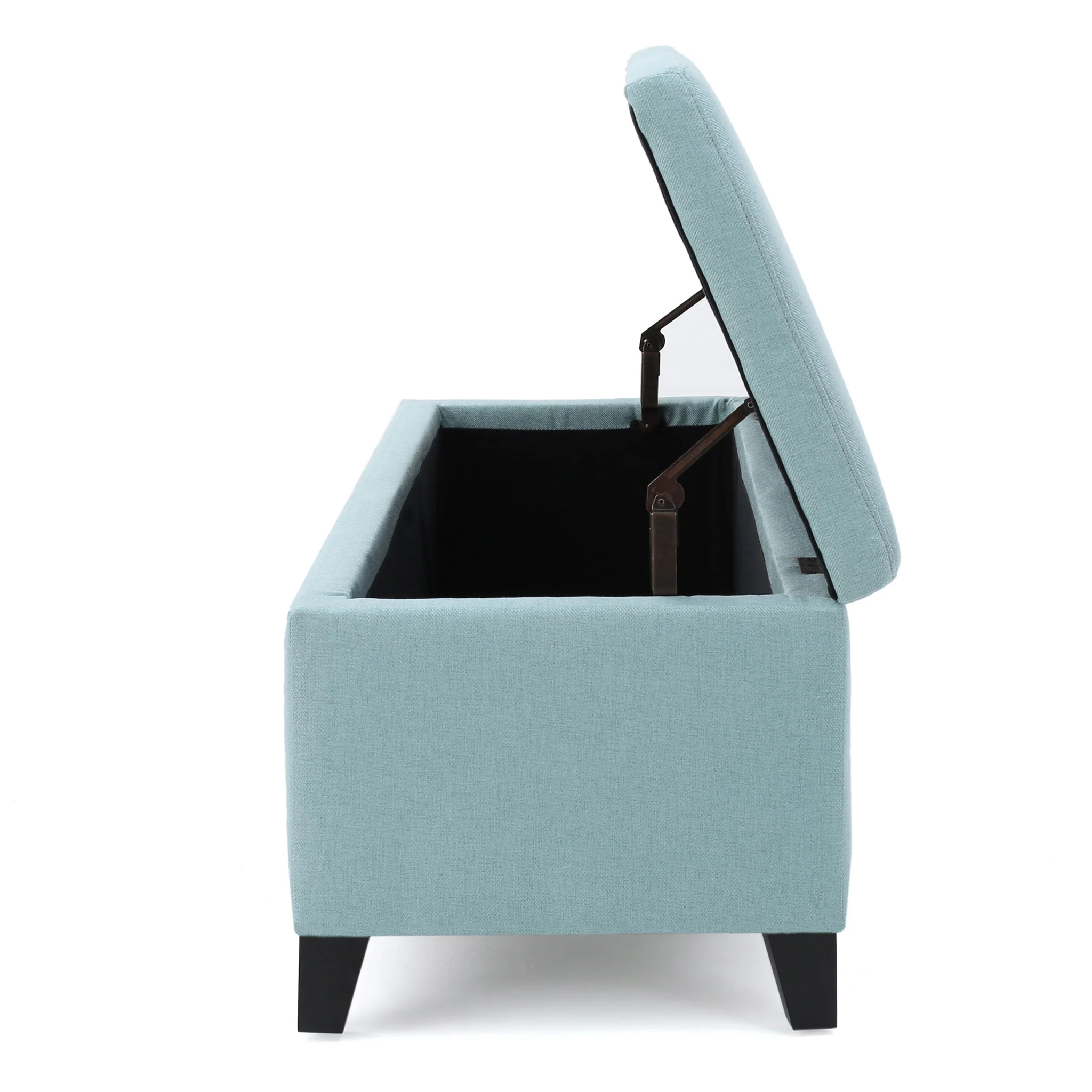 Contemporary Storage Ottoman Bench With Upholstery - Image 25
