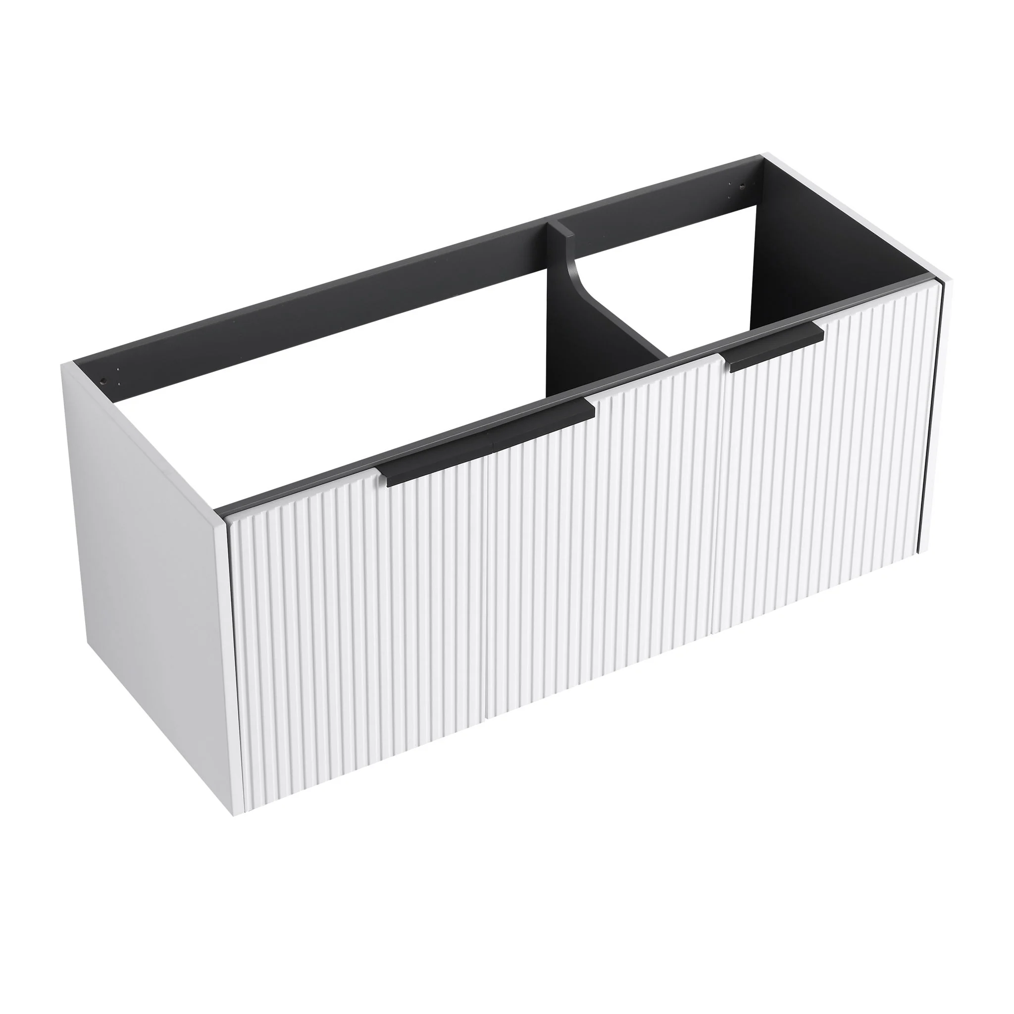 Contemporary Wall Mounted Bathroom Vanity With Soft Close Doors - Image 10
