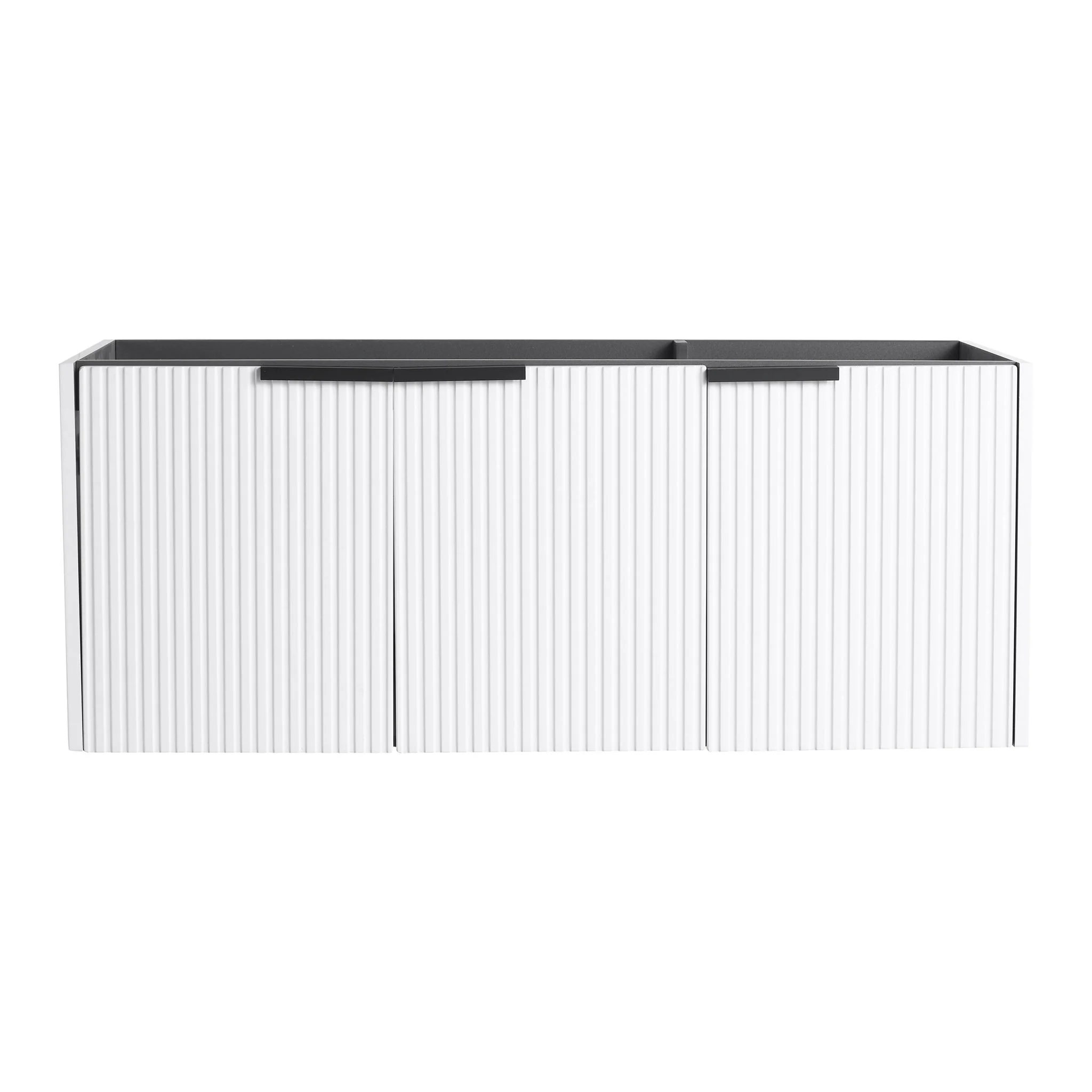 Contemporary Wall Mounted Bathroom Vanity With Soft Close Doors - Image 3