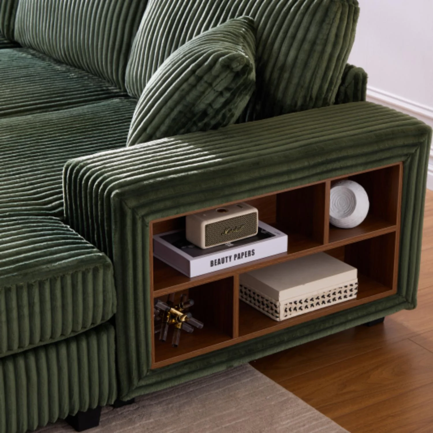 Convertible Sectional Sofa, Sleeper Oversized Living Room Lounge - Image 27