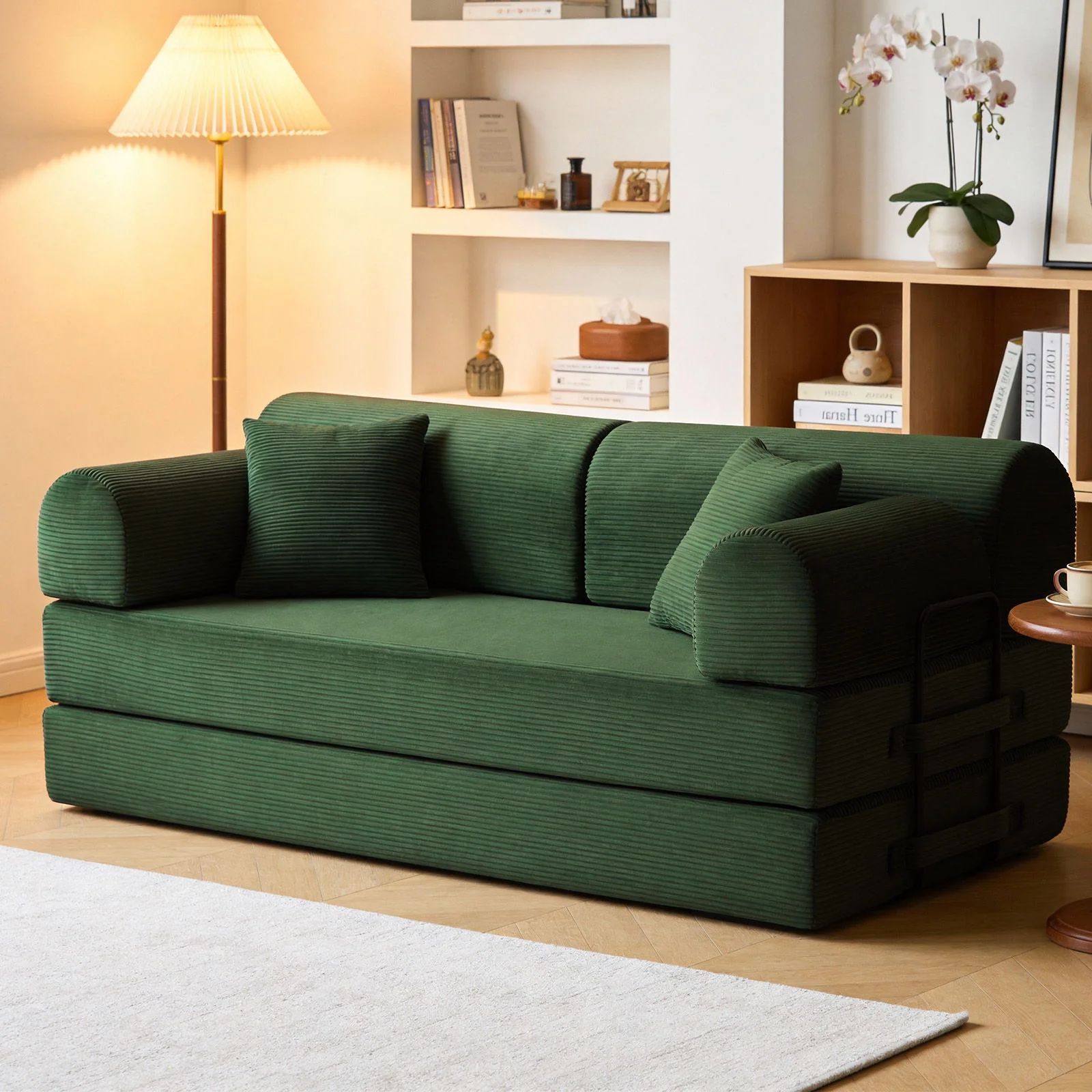 Convertible Sleeper Sofa Bed, Floor Lounge Couch For Living Room - Image 38