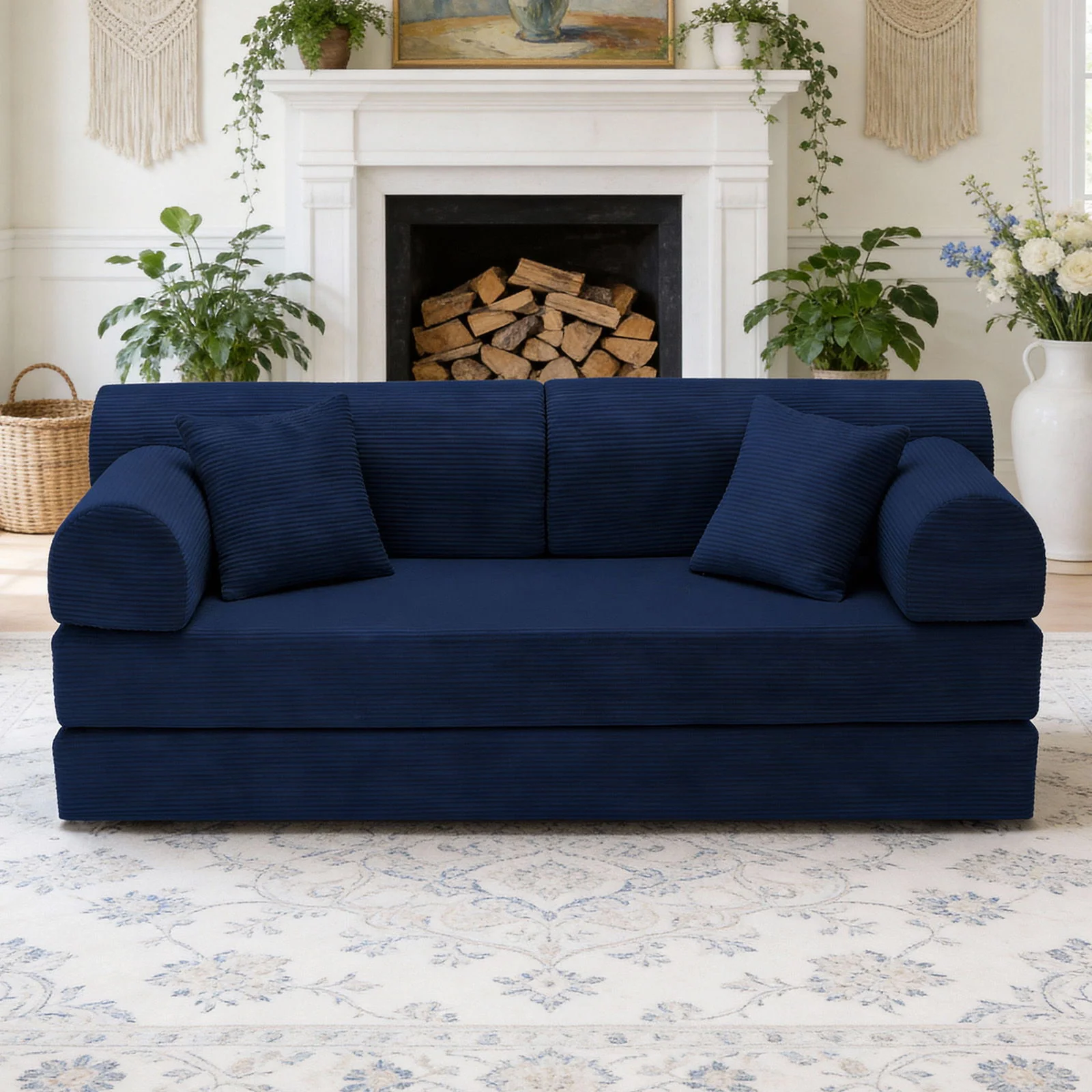 Convertible Sleeper Sofa Bed, Floor Lounge Couch For Living Room - Image 79