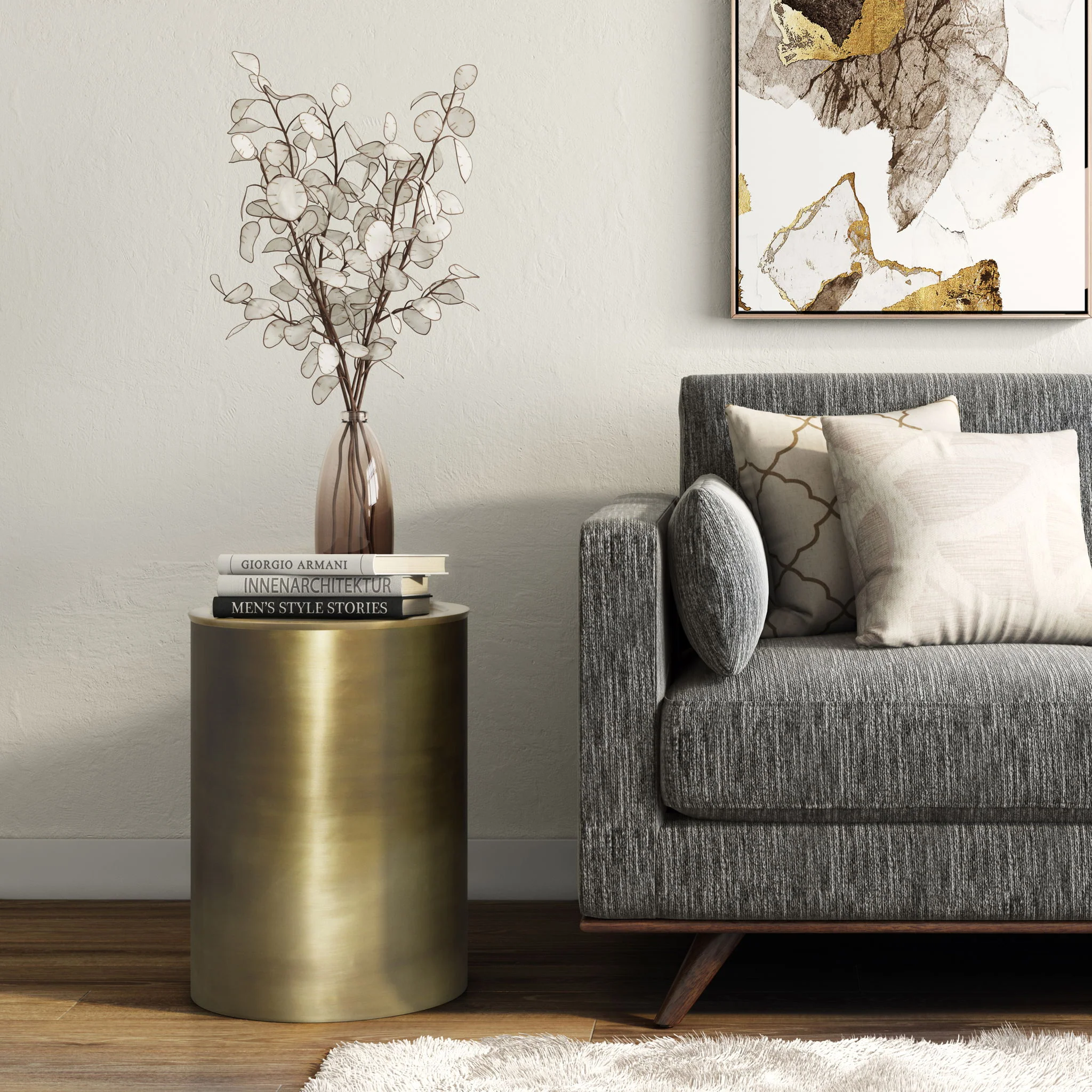 Corbin - Handcrafted Metal Side Table - Image 16