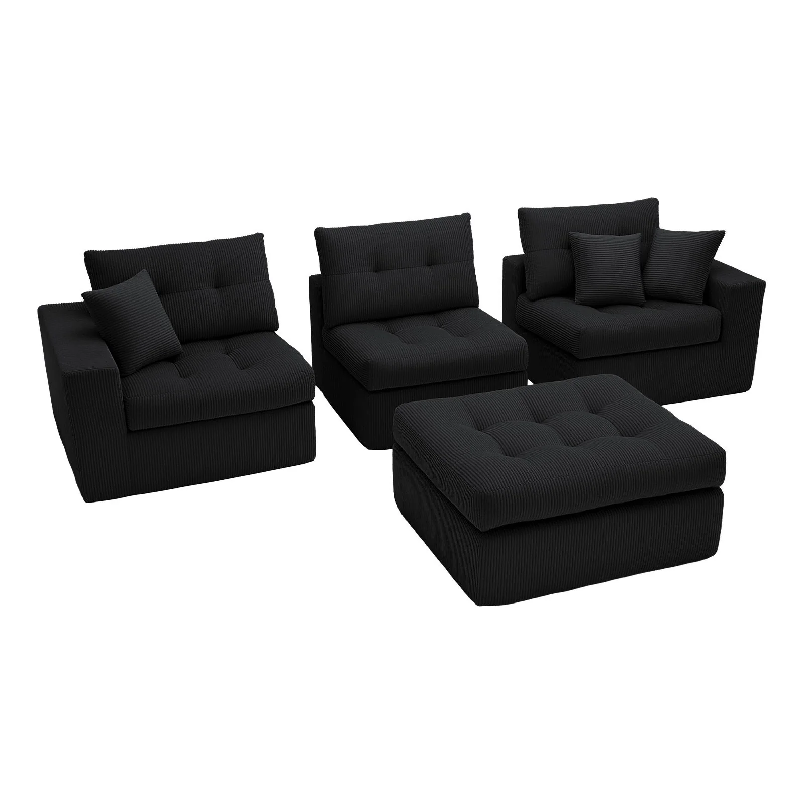 Corner Chaise L-Shaped Sectional Sofa Bed - Image 19