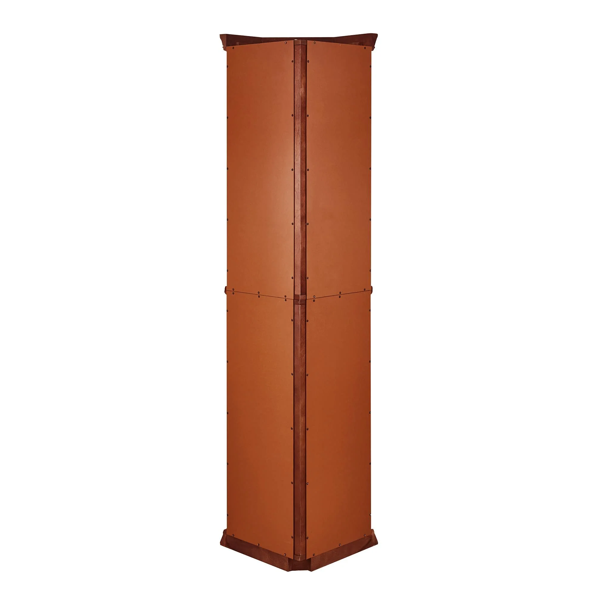 Corner Curio Cabinet With Lights, Adjustable Tempered Glass Shelves, Mirrored Back, Display Cabinet (E26 Light Bulb Not Included) - Image 17