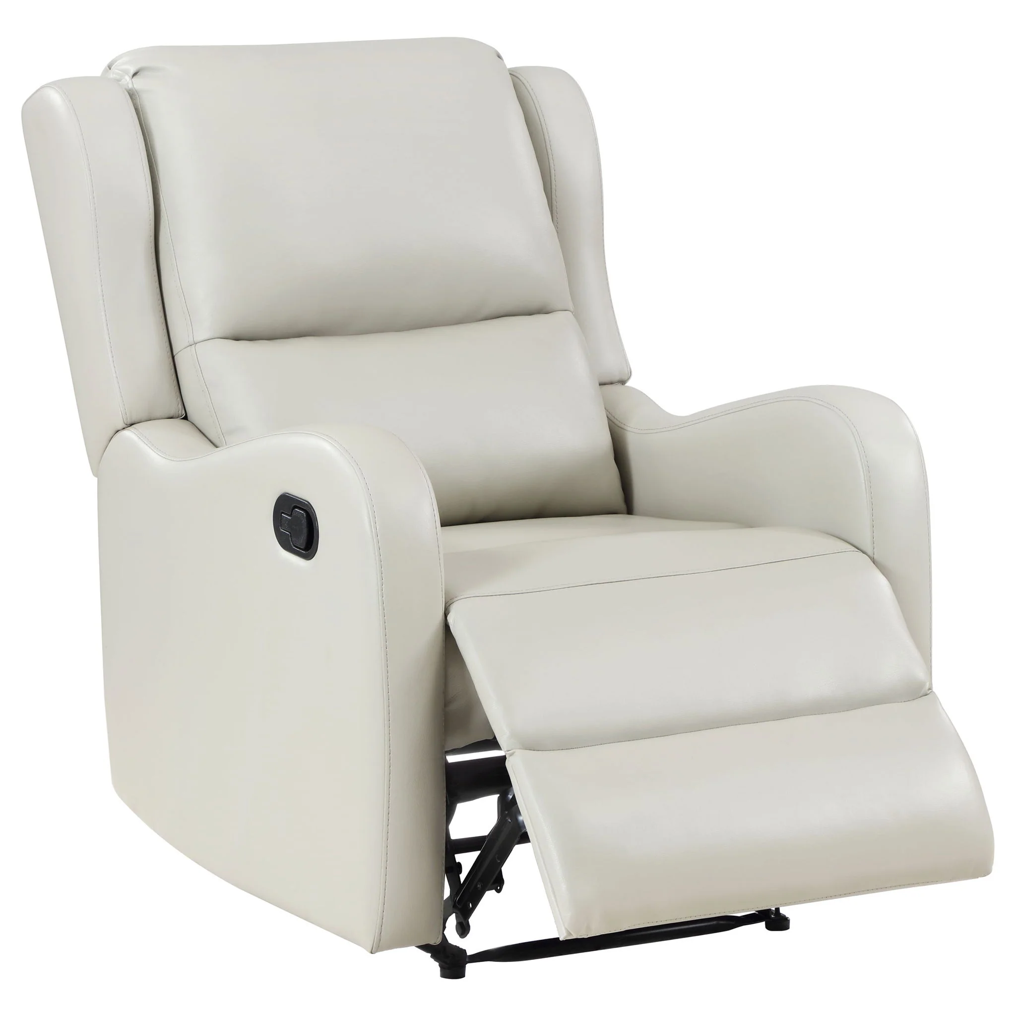 Cortland - Upholstered English Arm Recliner Chair Comfort Enhancing Lounge Chair - Ivory - Image 3