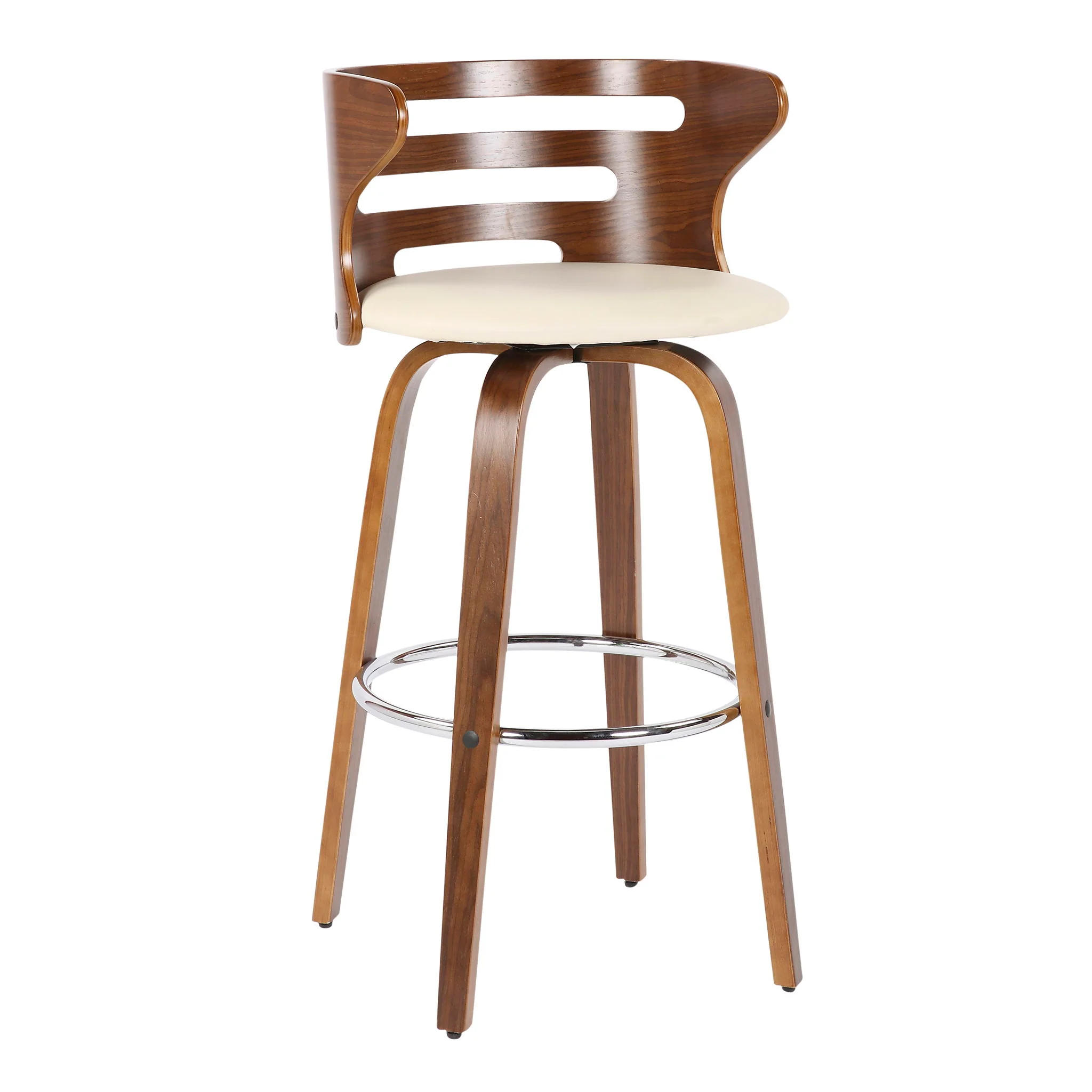 Cosini - Mid Century Modern Fixed Height Barstool With Swivel (Set of 2) - Image 10