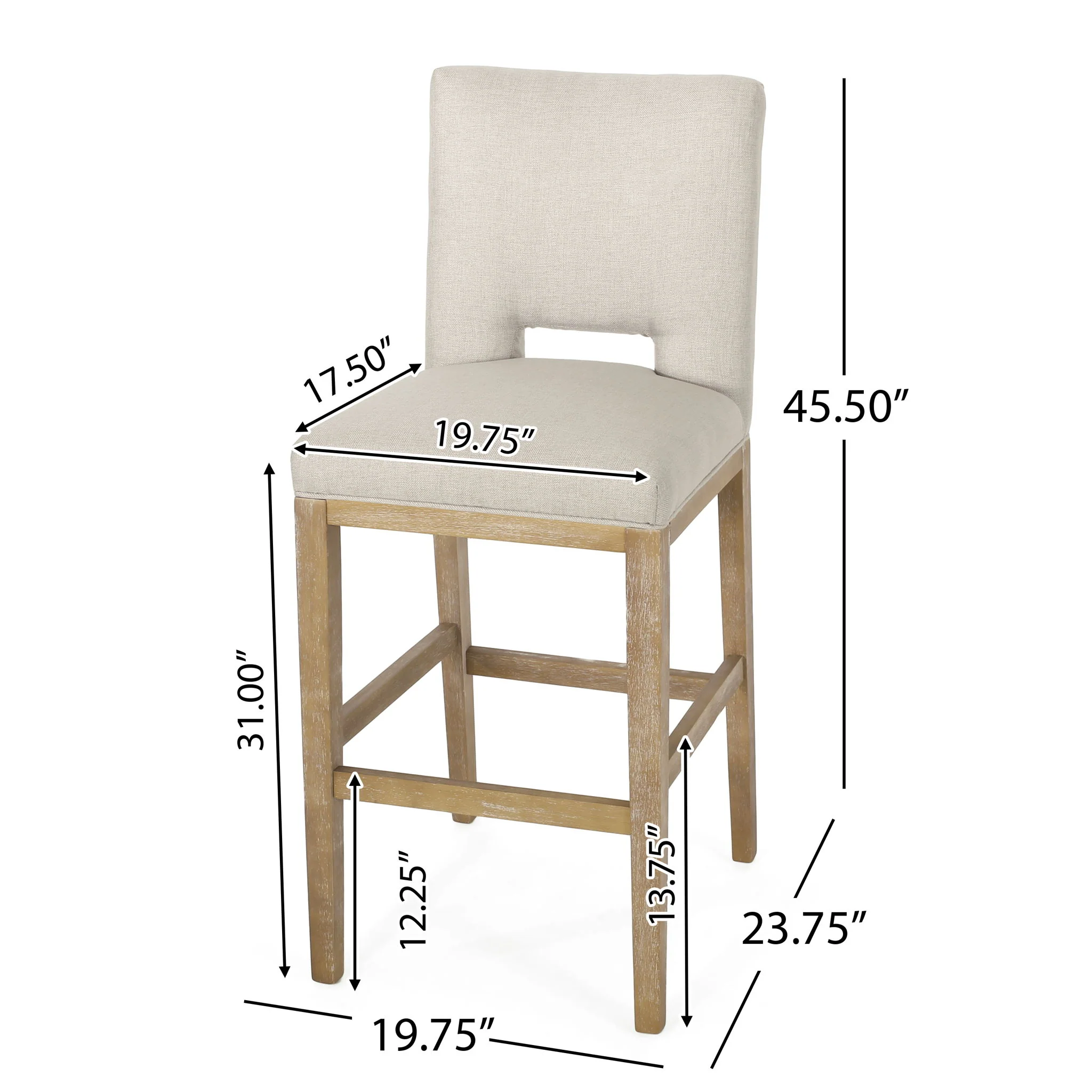 Counter Stools (Set of 2) - Wheat - Image 6