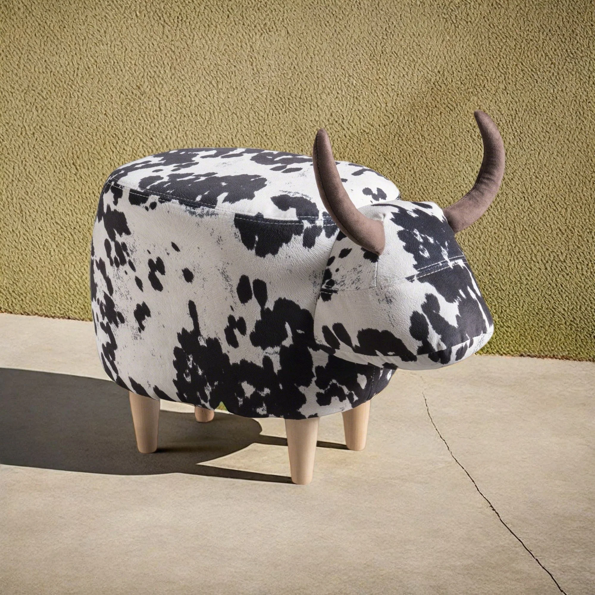 Cow Shaped Ottoman Footstool - Image 13