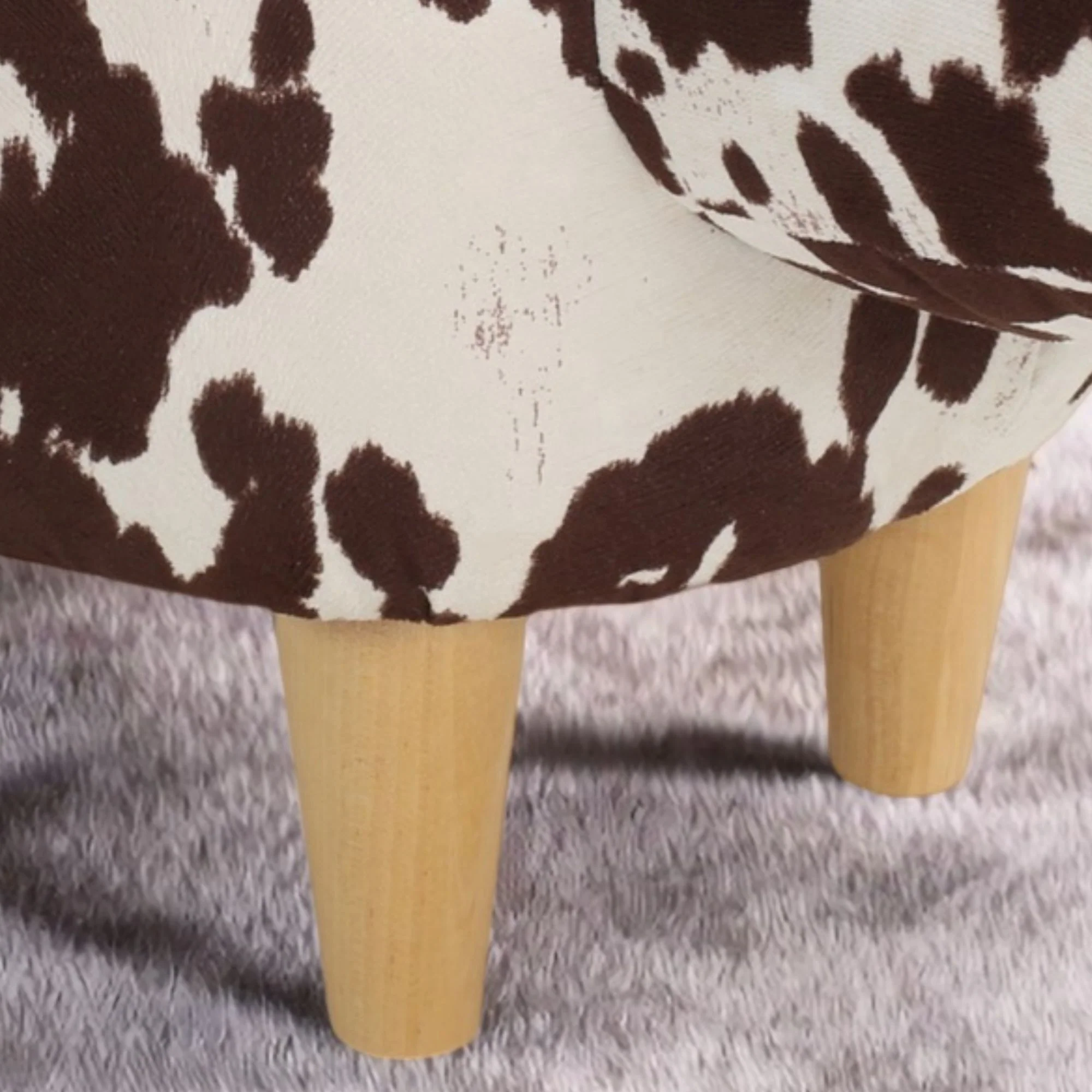 Cow Shaped Ottoman Footstool - Image 17