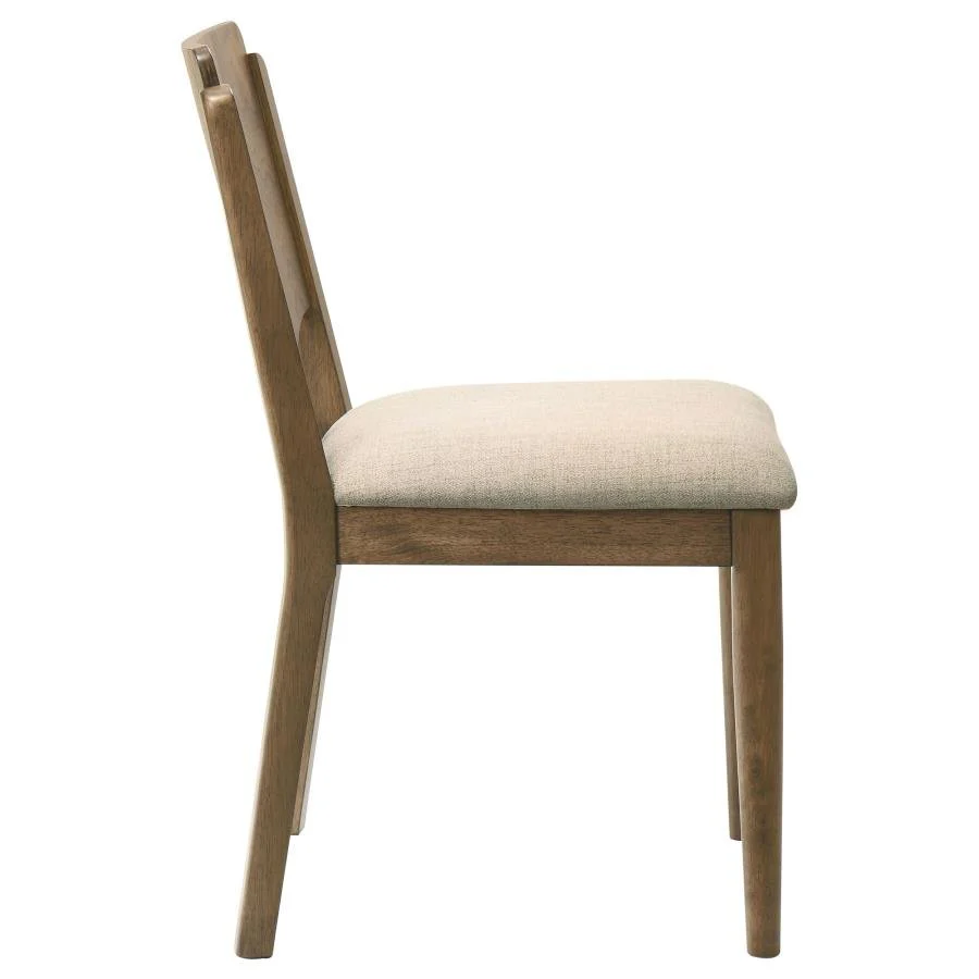 Crestmore Dining Chair Upholstered Seat Walnut (Set of 2) - Image 9