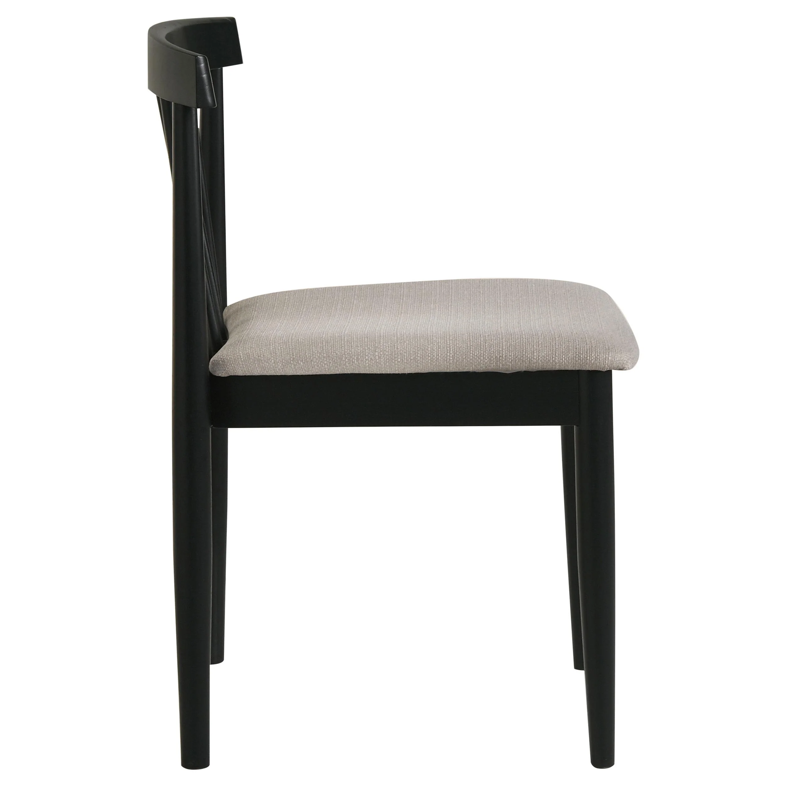 Cullen Dining Side Chair, Black/Wheat (Set of 2) - Image 7