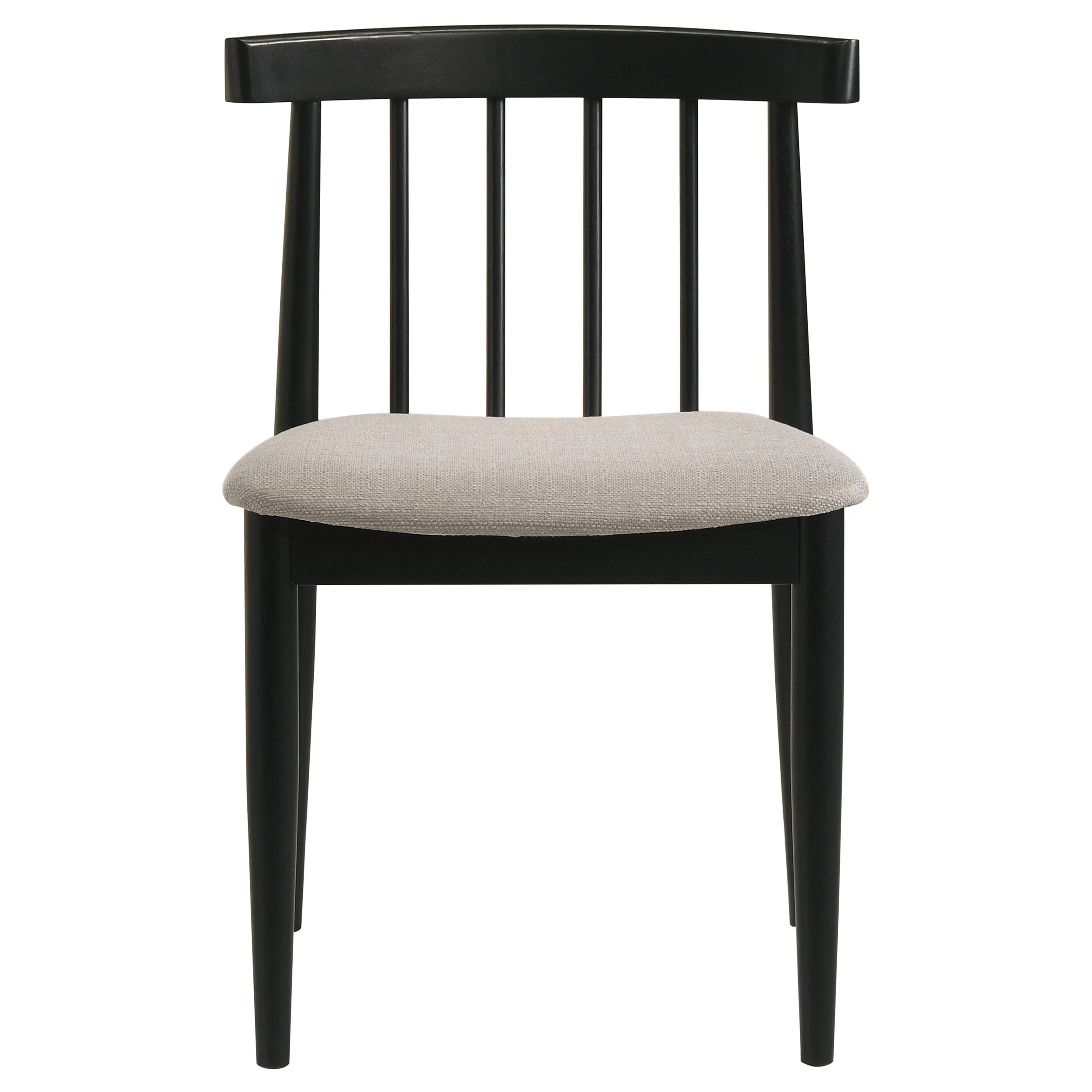 Cullen Dining Side Chair, Black/Wheat (Set of 2) - Image 2