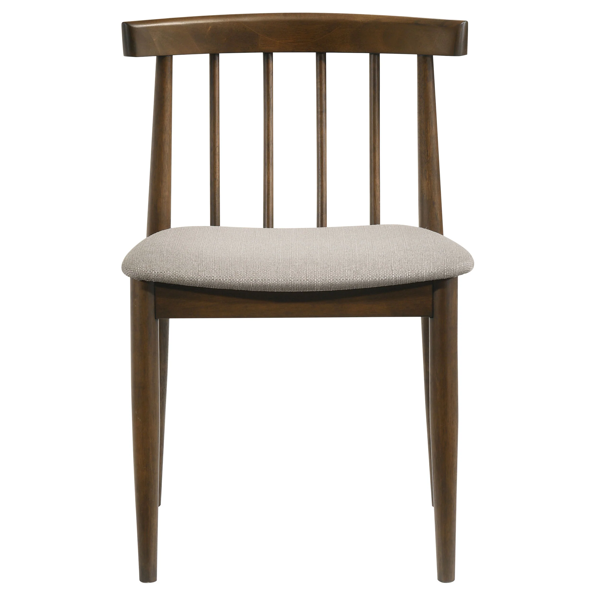 Cullen Dining Side Chair Upholstered Seat, Dark Walnut (Set of 2) - Image 5