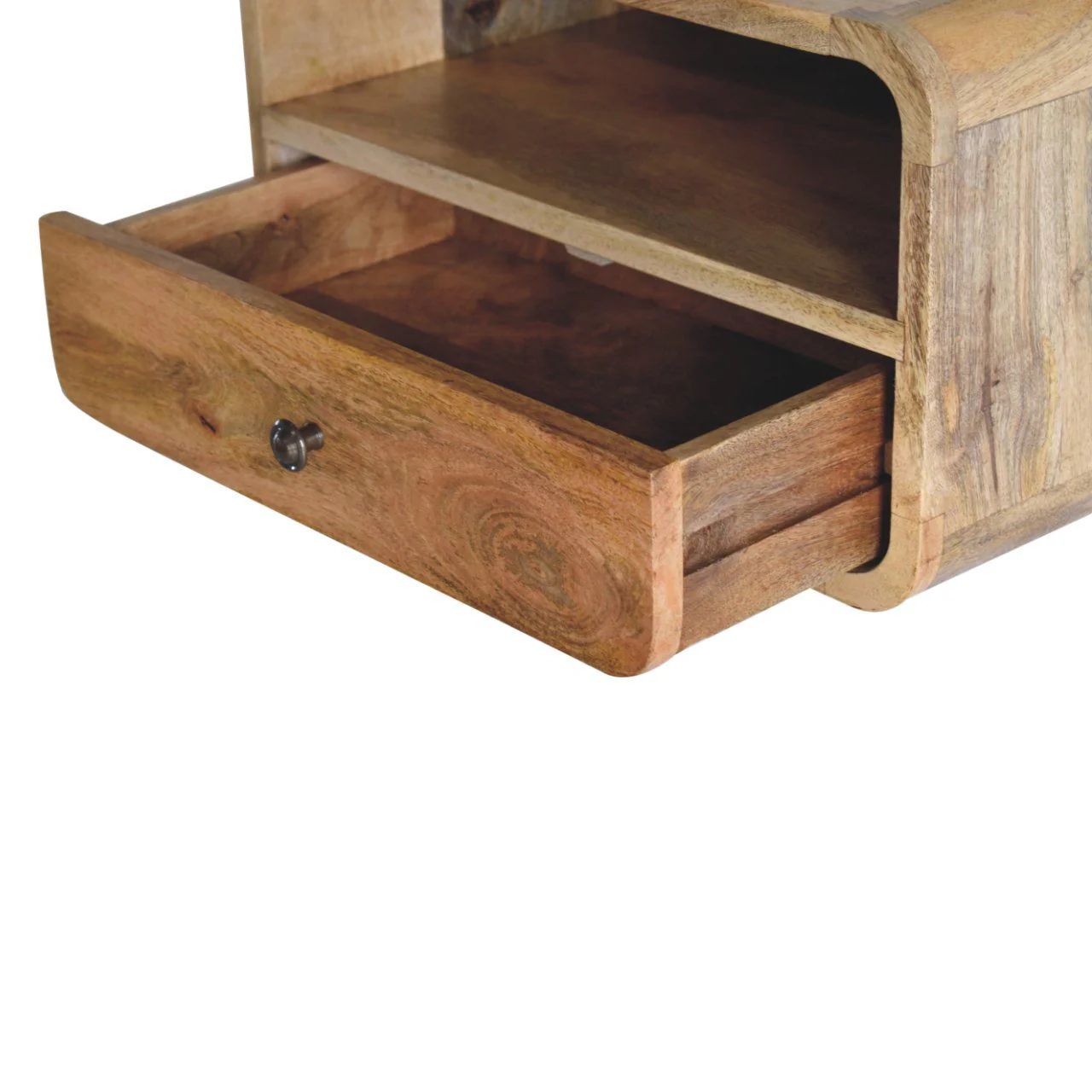 Curved Upper Slot Floating Nightstand - Image 36