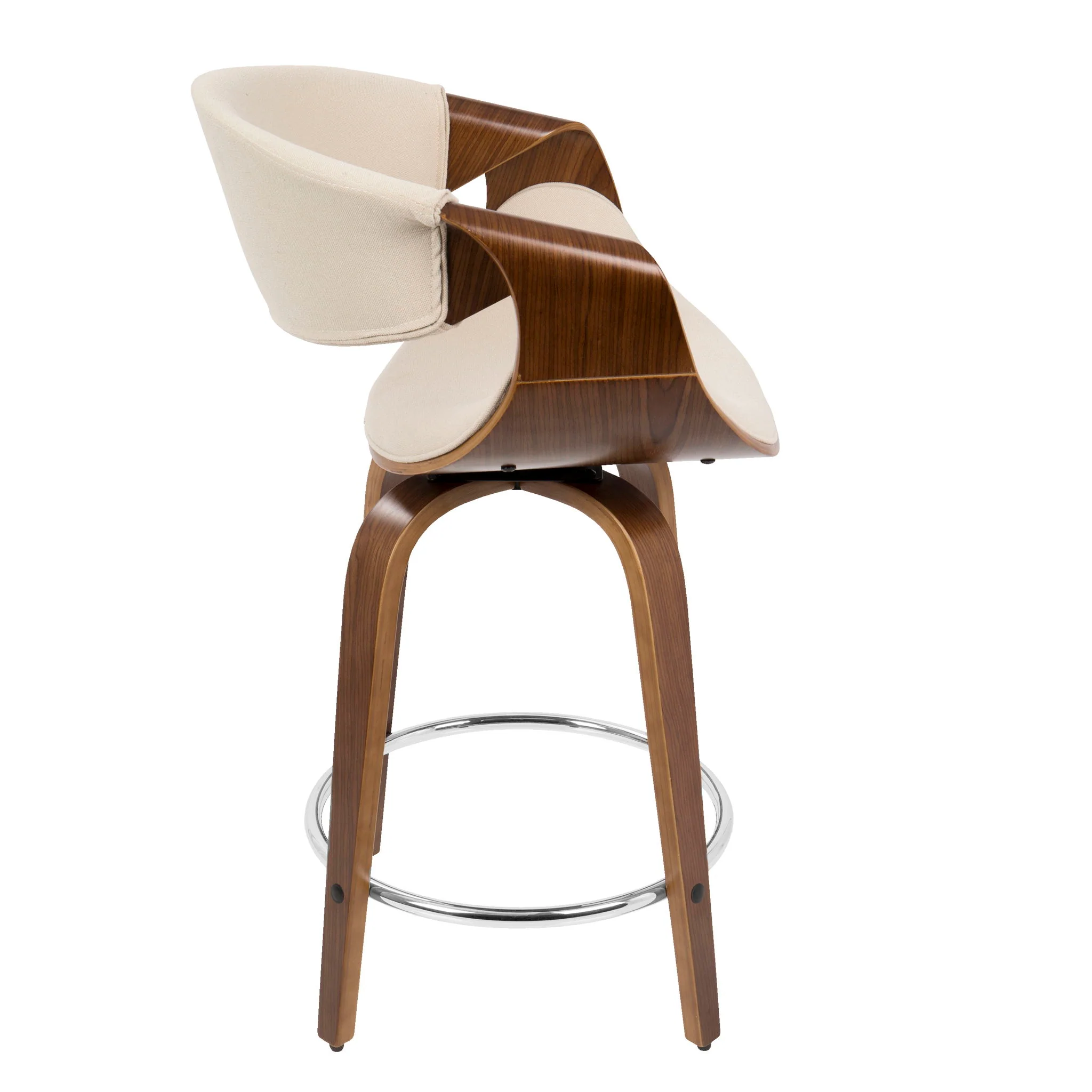Curvini - Mid Century Modern Counter Stool (Set of 2) - Image 12