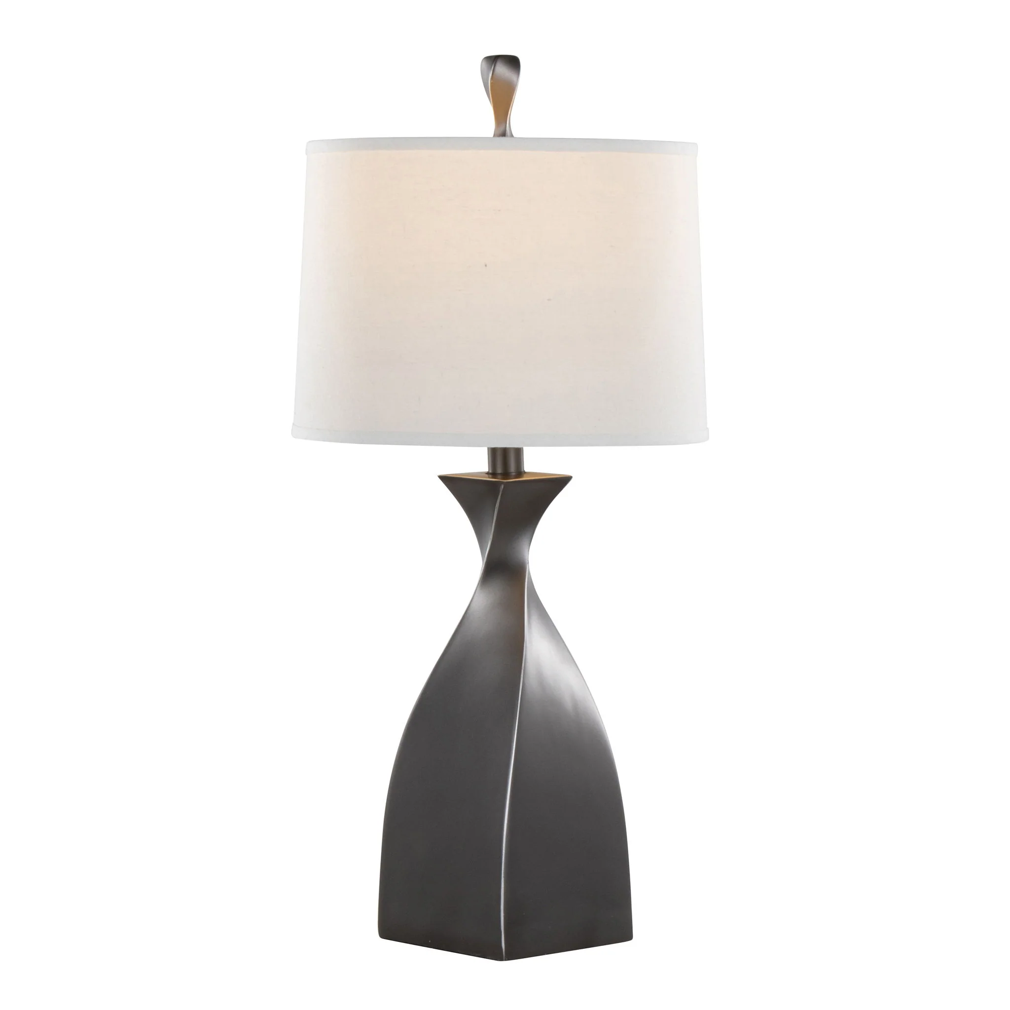 Curvo - Contemporary Polyresin Table Lamp (Set of 2) - Image 8