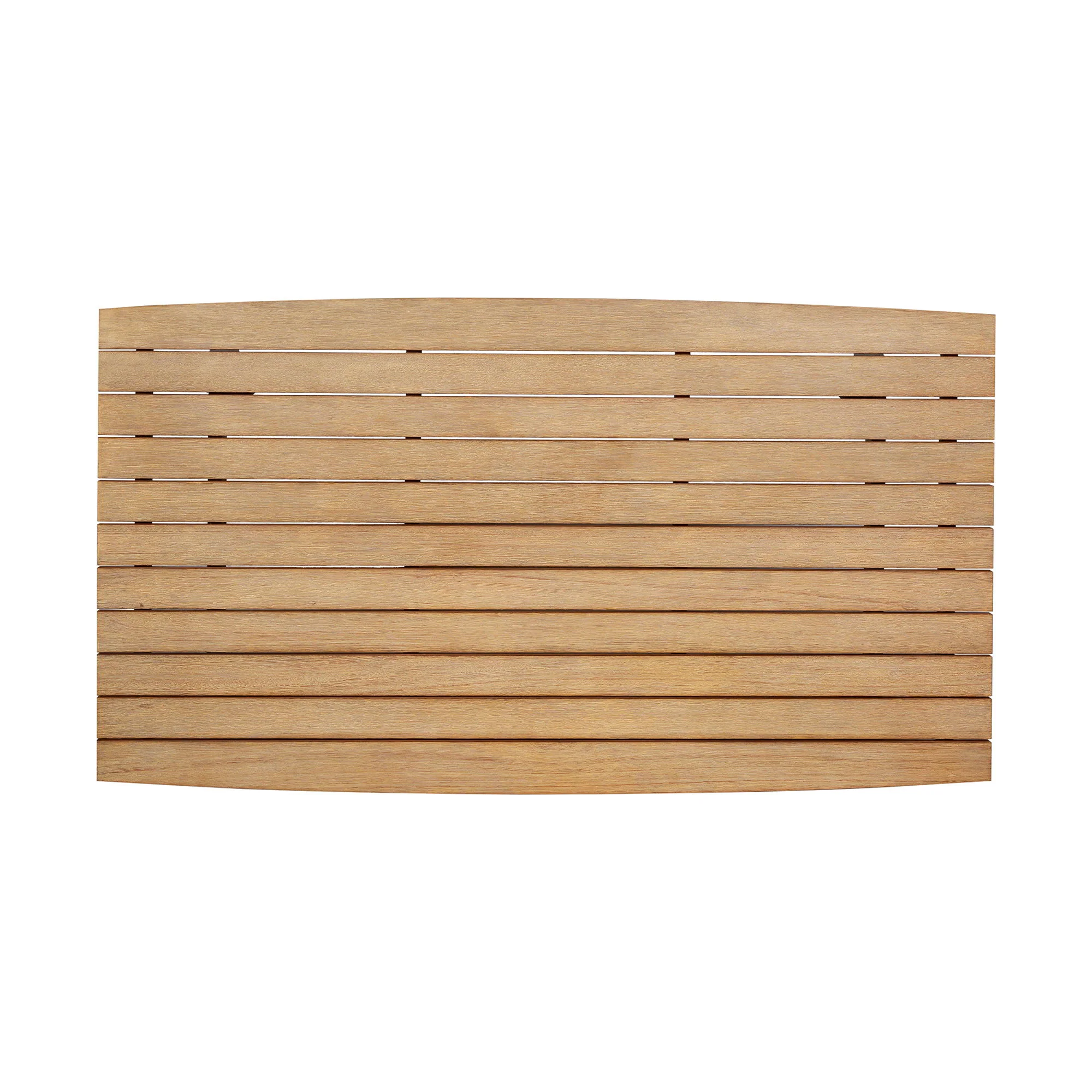 Cypress - 4 Piece Outdoor Patio Conversation Set - Blonde Eucalyptus / Ivory - Image 6