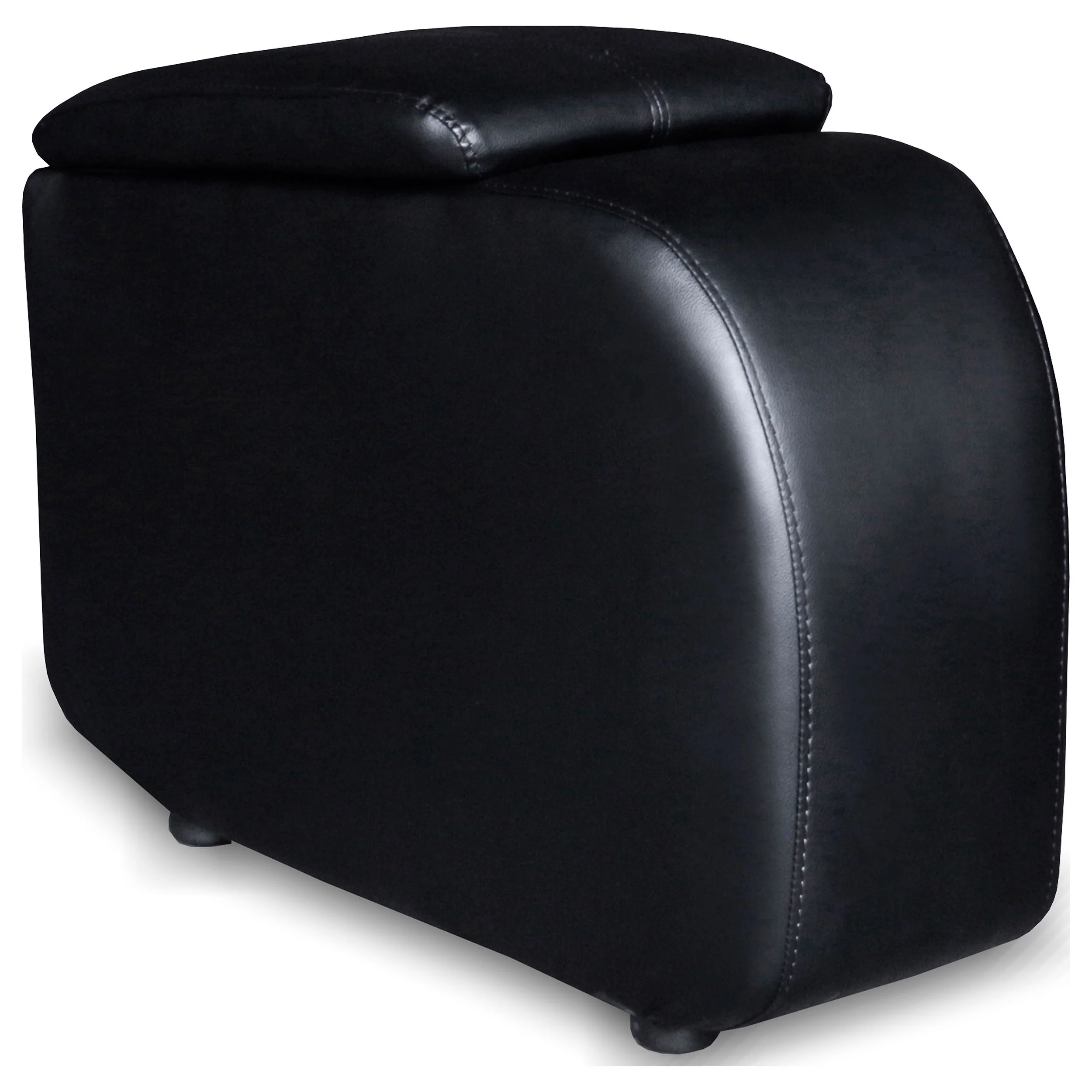 Cyrus 5-Piece Black Leather Home Theater Seating - Image 10