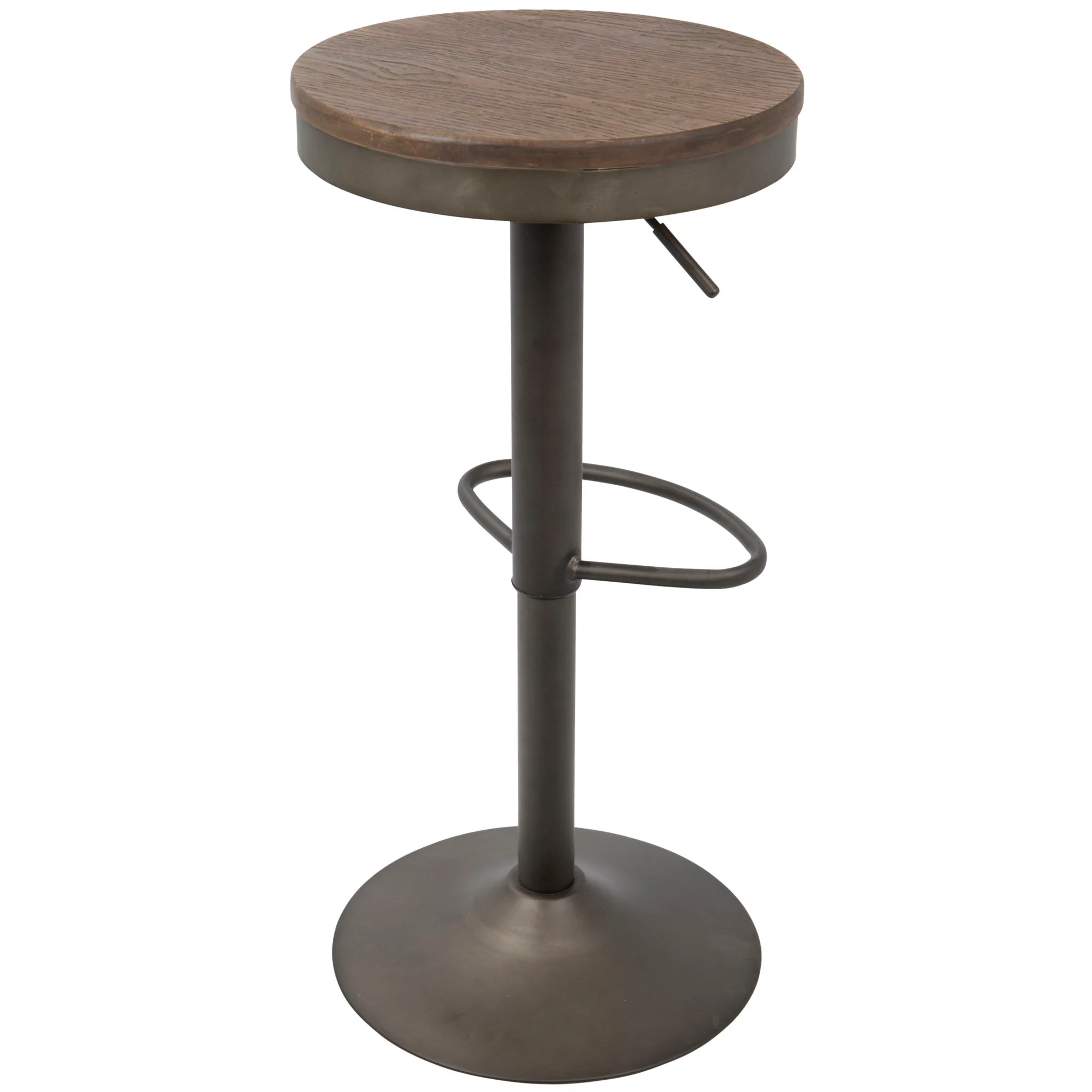 Dakota - Industrial Design Adjustable Barstool (Set of 2) - Image 2