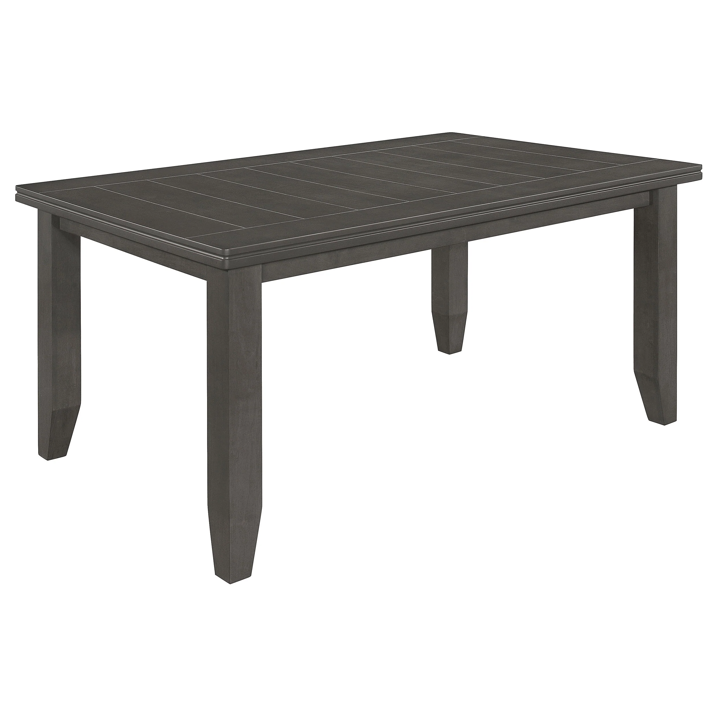 Dalila 5-Piece Rectangular Dining Table Set, Dark Grey - Image 5