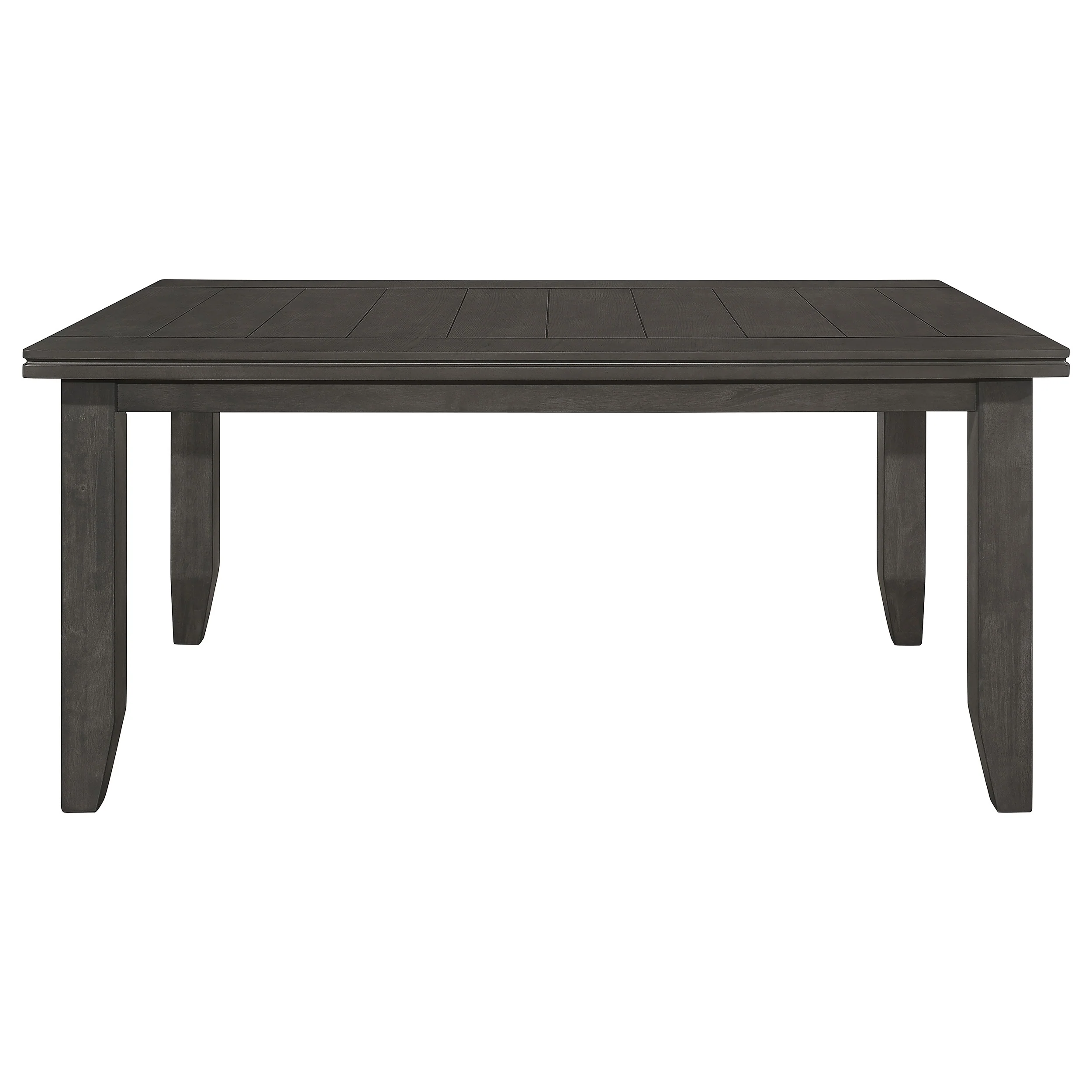 Dalila Rectangular 66-inch Wood Dining Table Dark Grey - Image 2