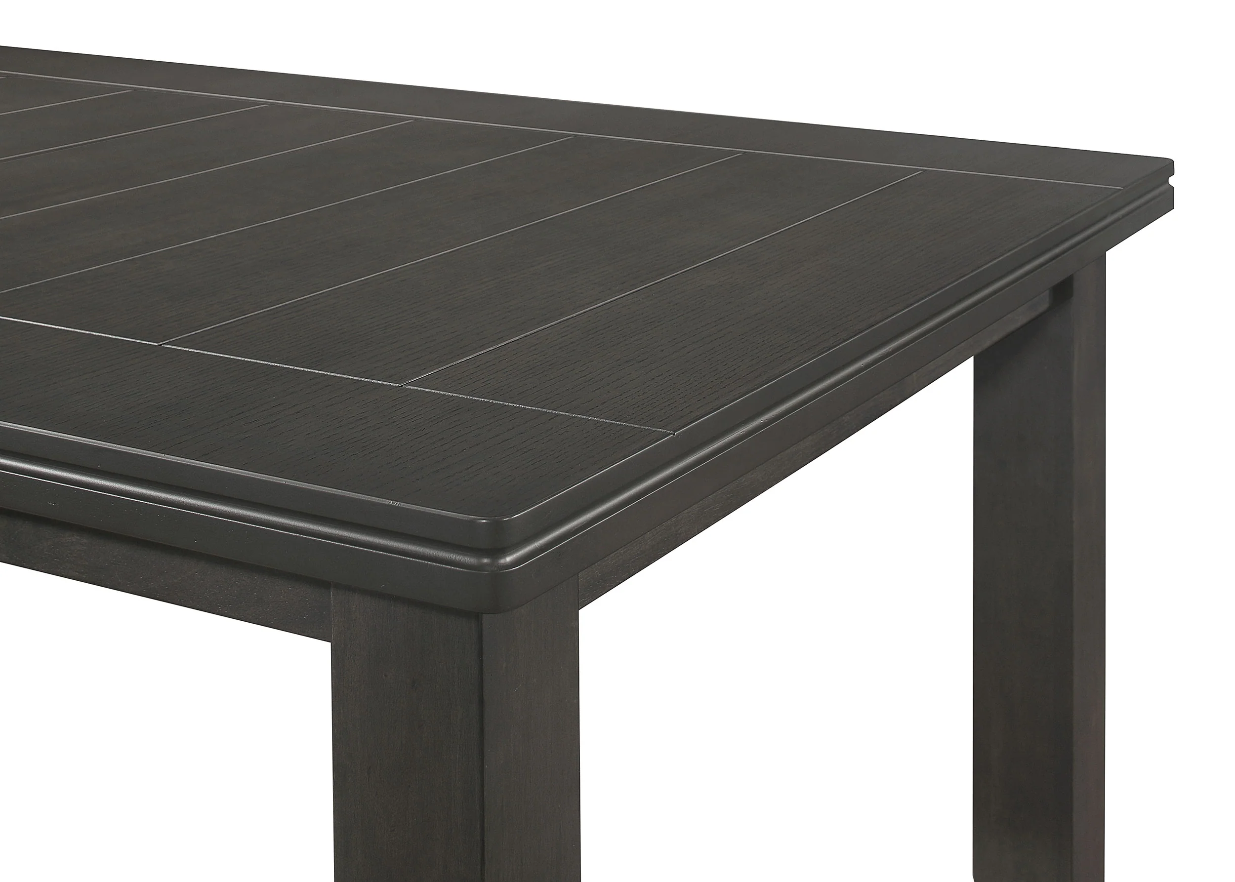 Dalila Rectangular 66-inch Wood Dining Table Dark Grey - Image 6