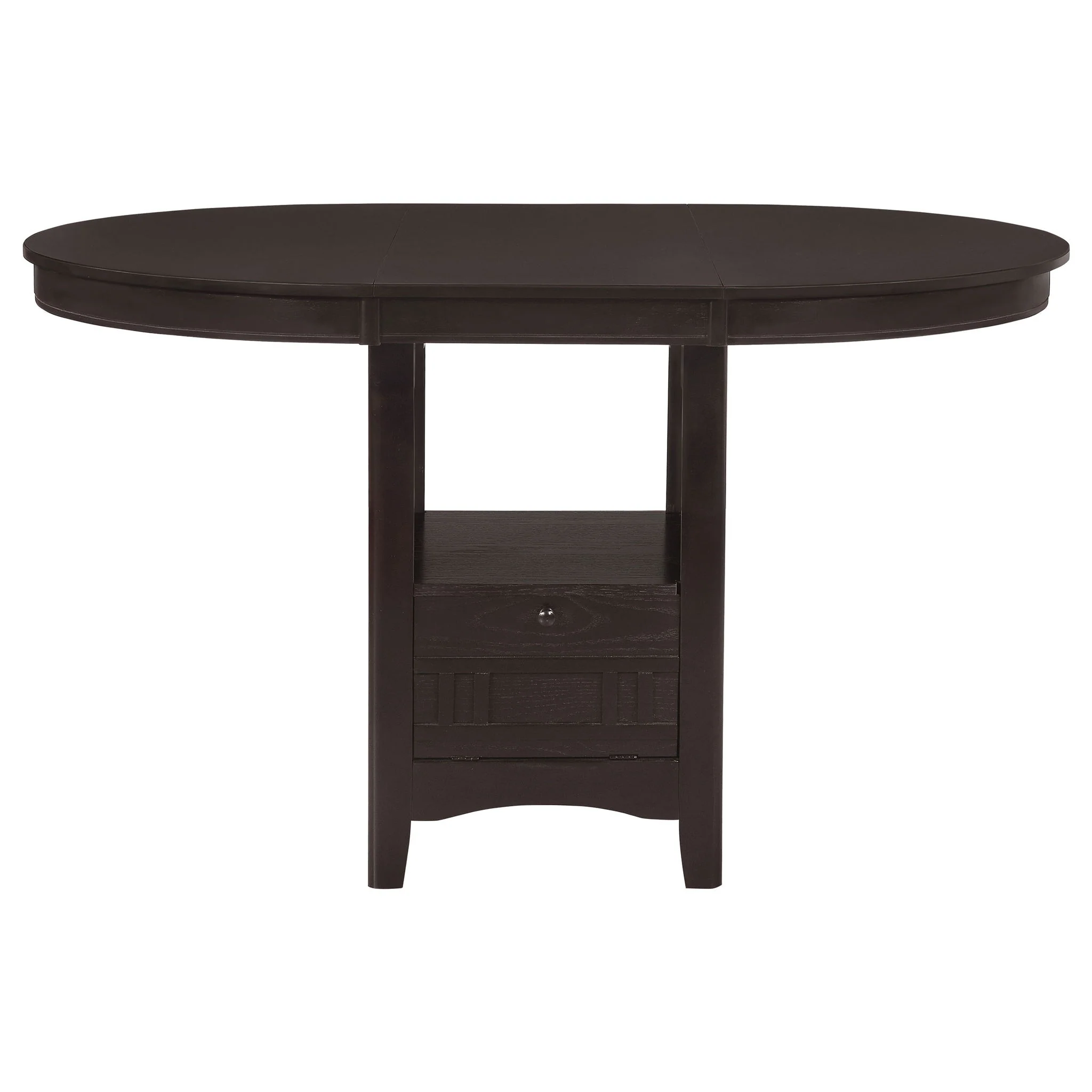 Danford - 5 Piece Counter Height Dining Set With Upholstered Stools - Espresso - Image 7