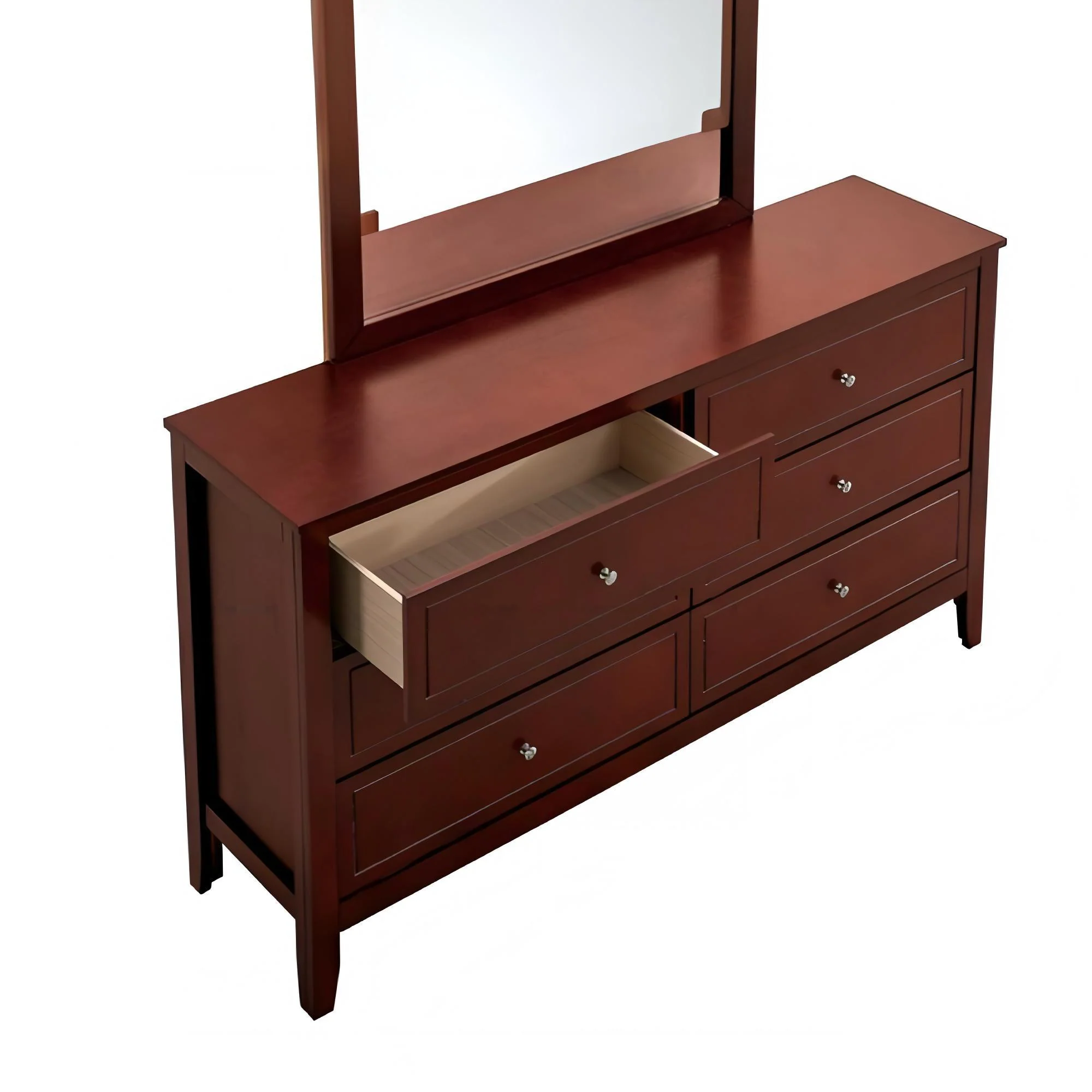 Daniel - Dresser, 6 Drawer Storage - Cherry - Image 6