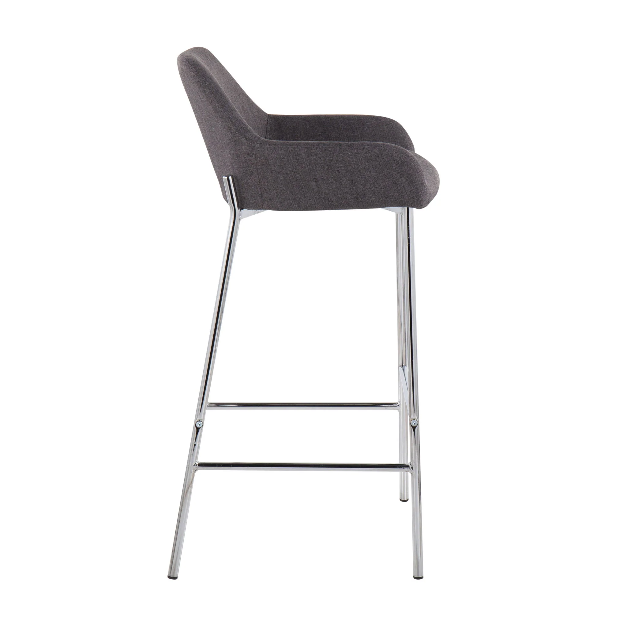 Daniella - Contemporary Fixed Height Bar Stool (Set of 2) - Image 10