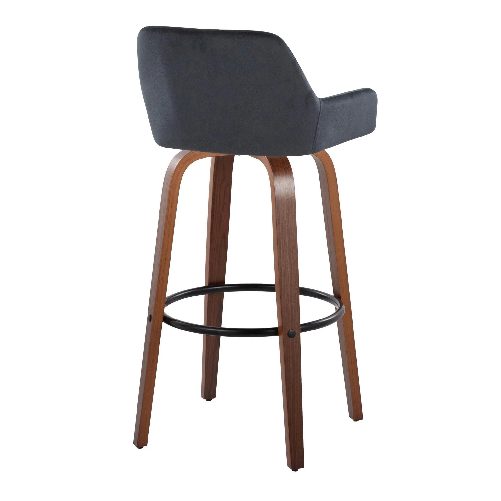 Daniella - Contemporary Fixed Height, Barstool & Swivel And Round Footrest (Set of 2) - Image 17