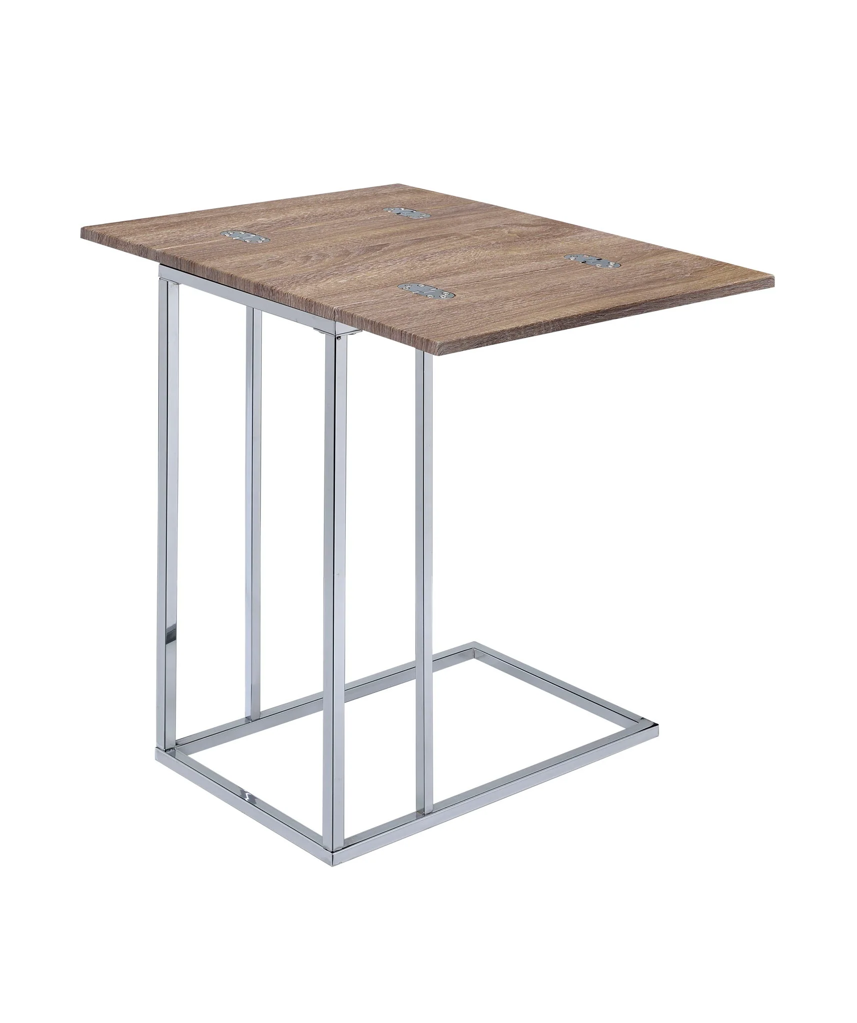 Danson - Weathered Accent Table - Oak - Image 4